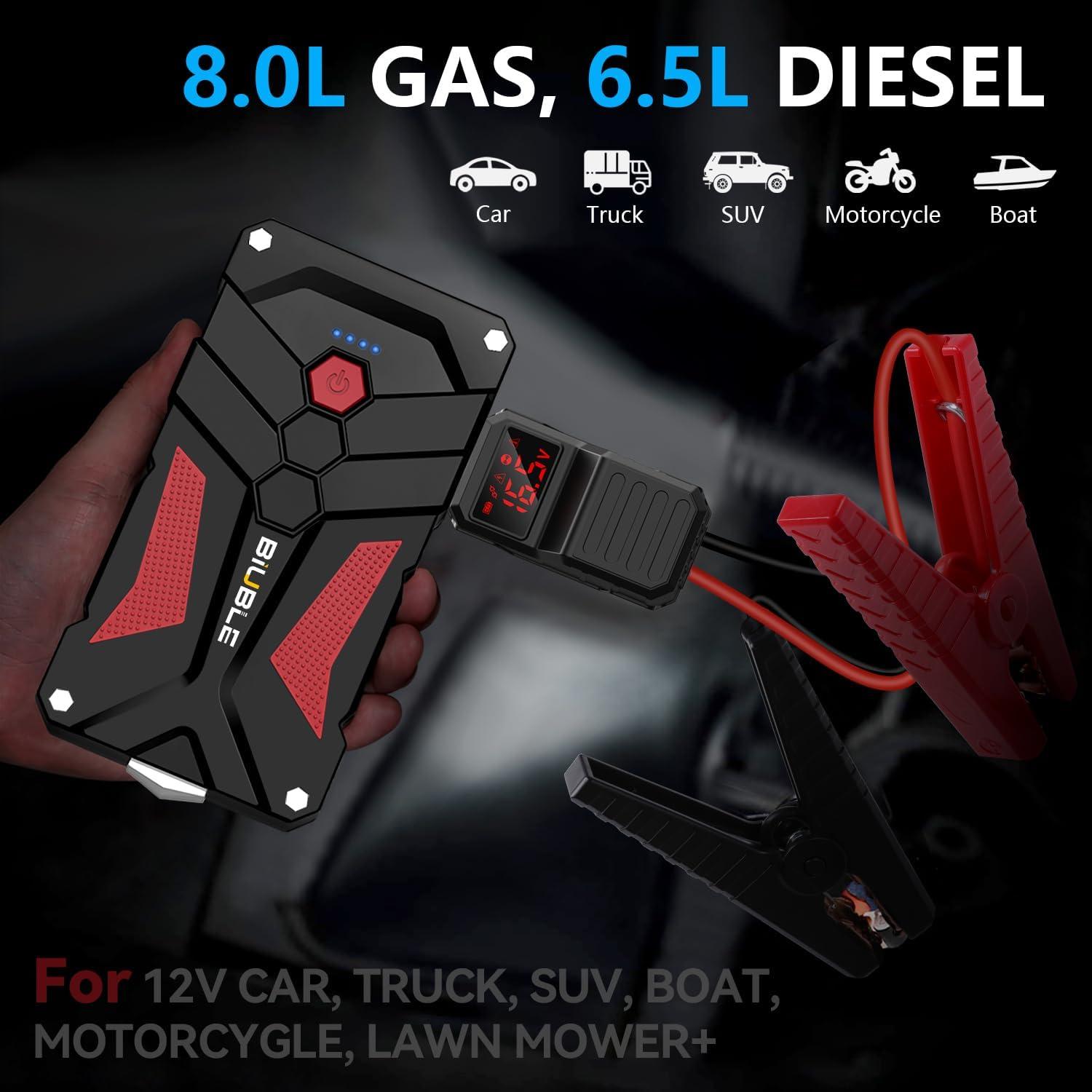 Arrancador de Salto BIUBLE JS003 5000A 21800mAh USB 3.0