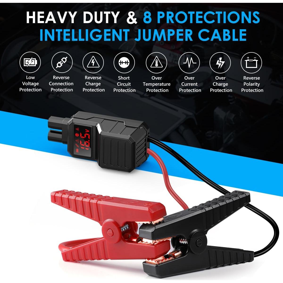 Arrancador de Salto BIUBLE JS003 5000A 21800mAh USB 3.0