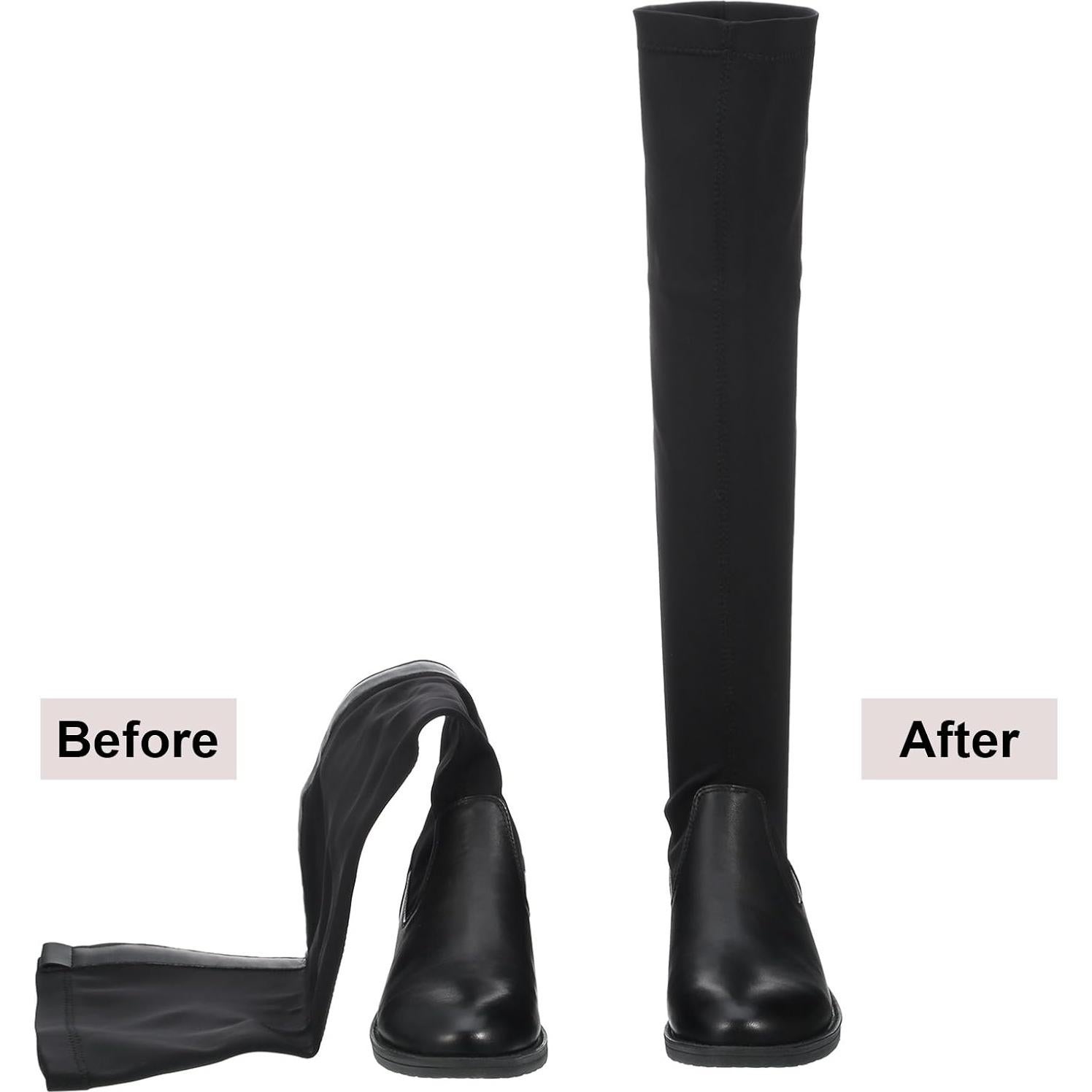 Soporte para Botas 8 Piezas Negro - Mantiene Forma y Organiza