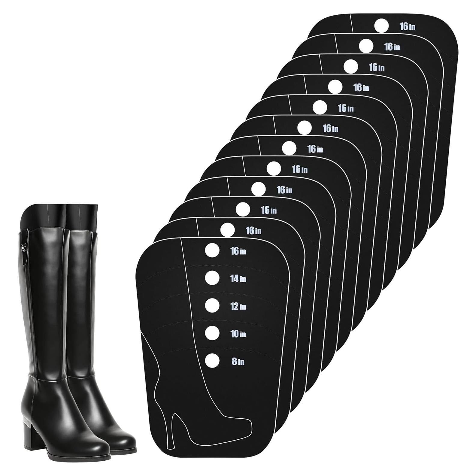 Insertos para Botas Apoway - Soporte Alto Reutilizable Negro