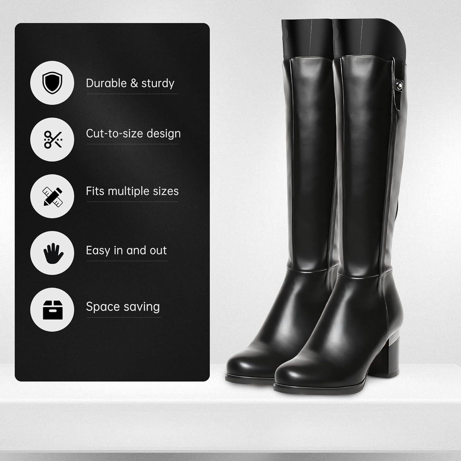 Insertos para Botas Apoway - Soporte Alto Reutilizable Negro