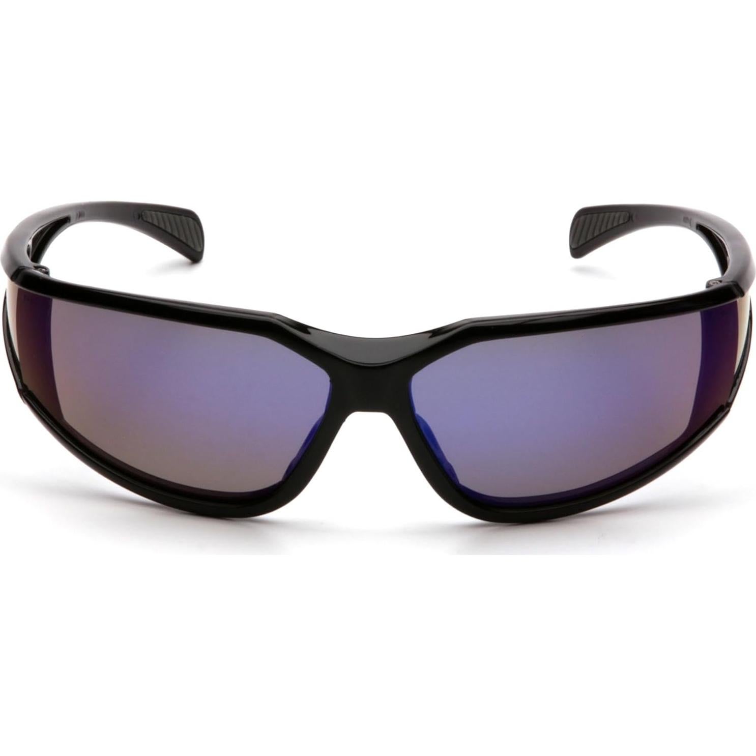 Gafas de seguridad Pyramex Exeter con lente azul espejo