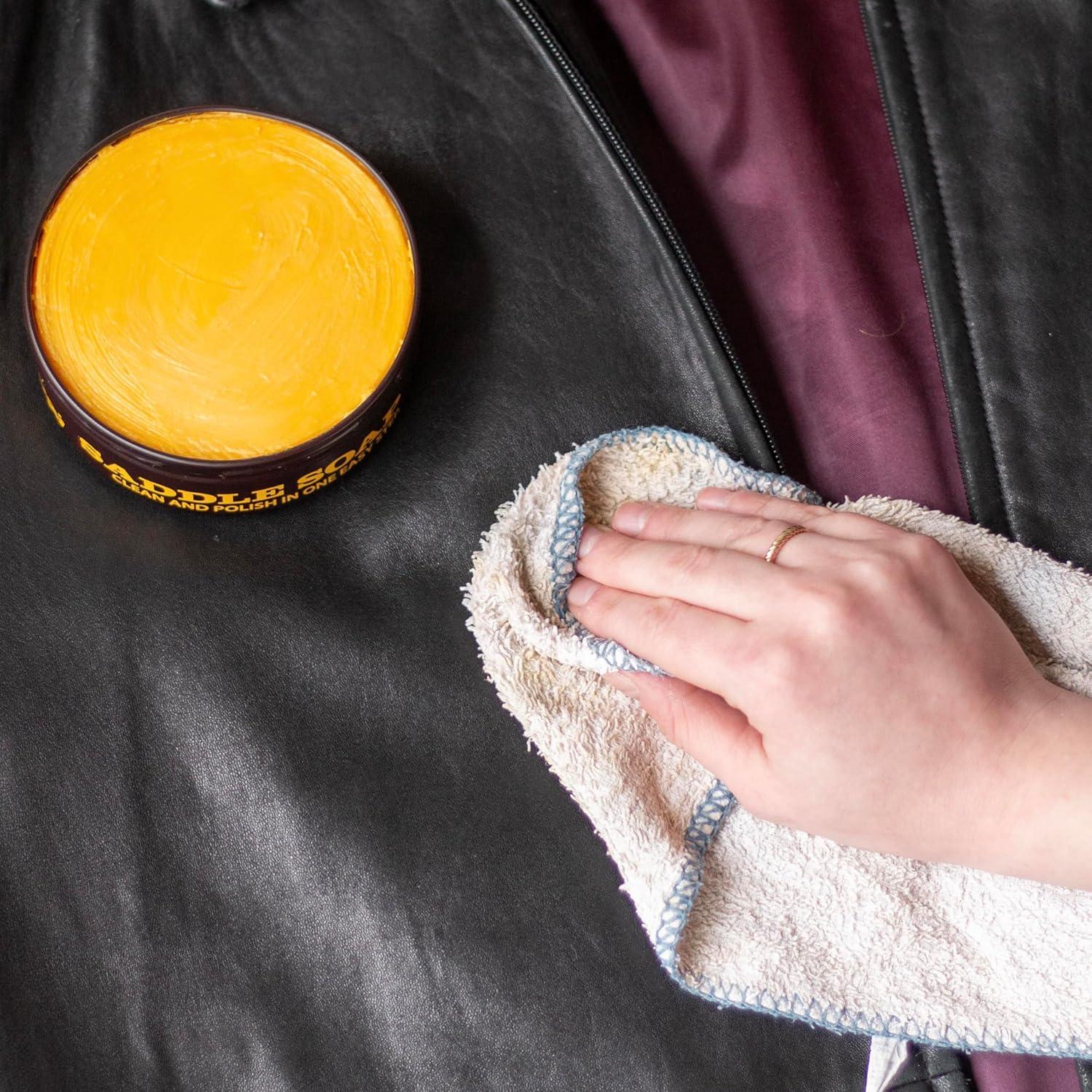 Jabón Amarillo Fiebing 340 g - Limpiador y Acondicionador de Cuero