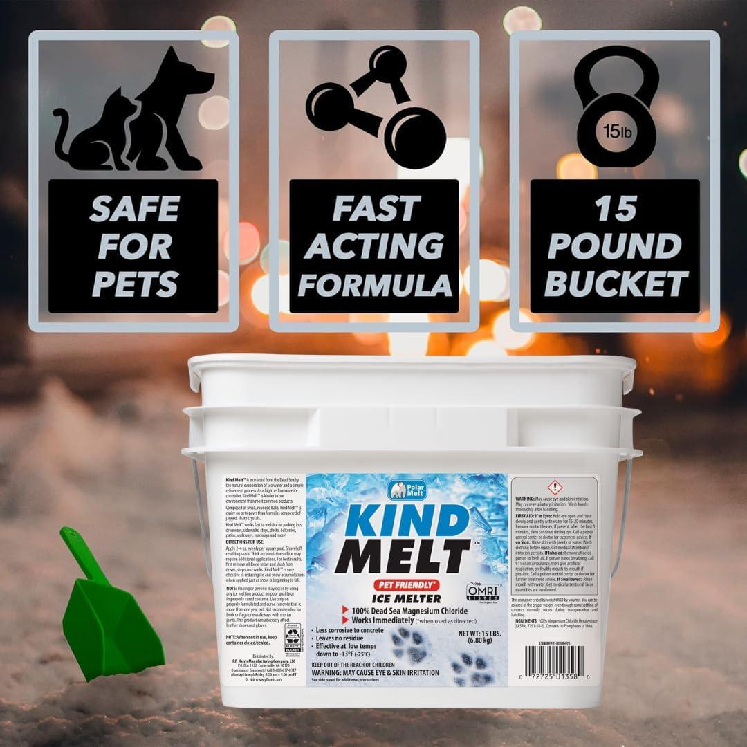 Derretidor de Hielo Harris Kind Melt 6.8 kg - Seguro para Mascotas