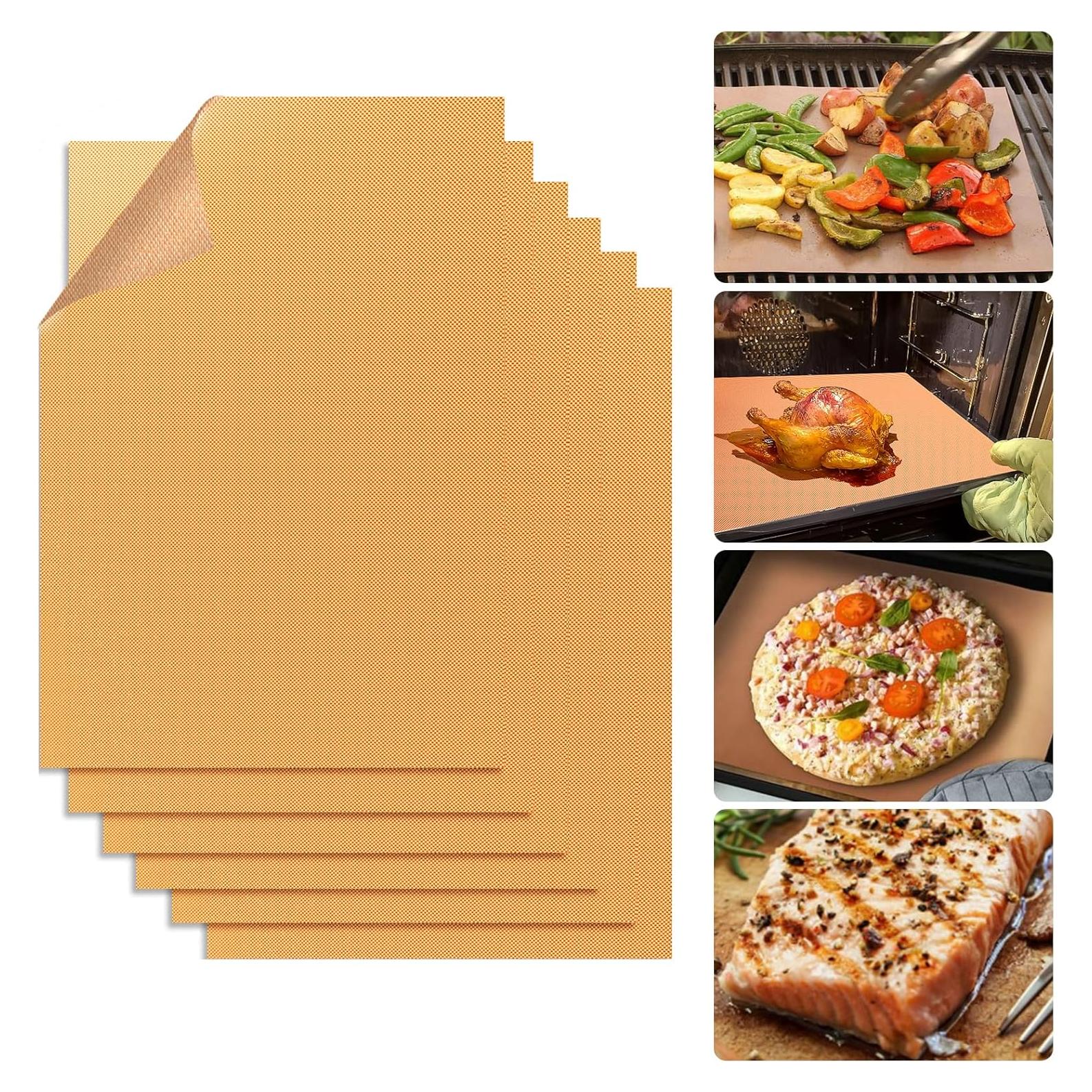 Set de 6 Mats de Parrilla Antiadherentes Demiwise 40 x 33 cm