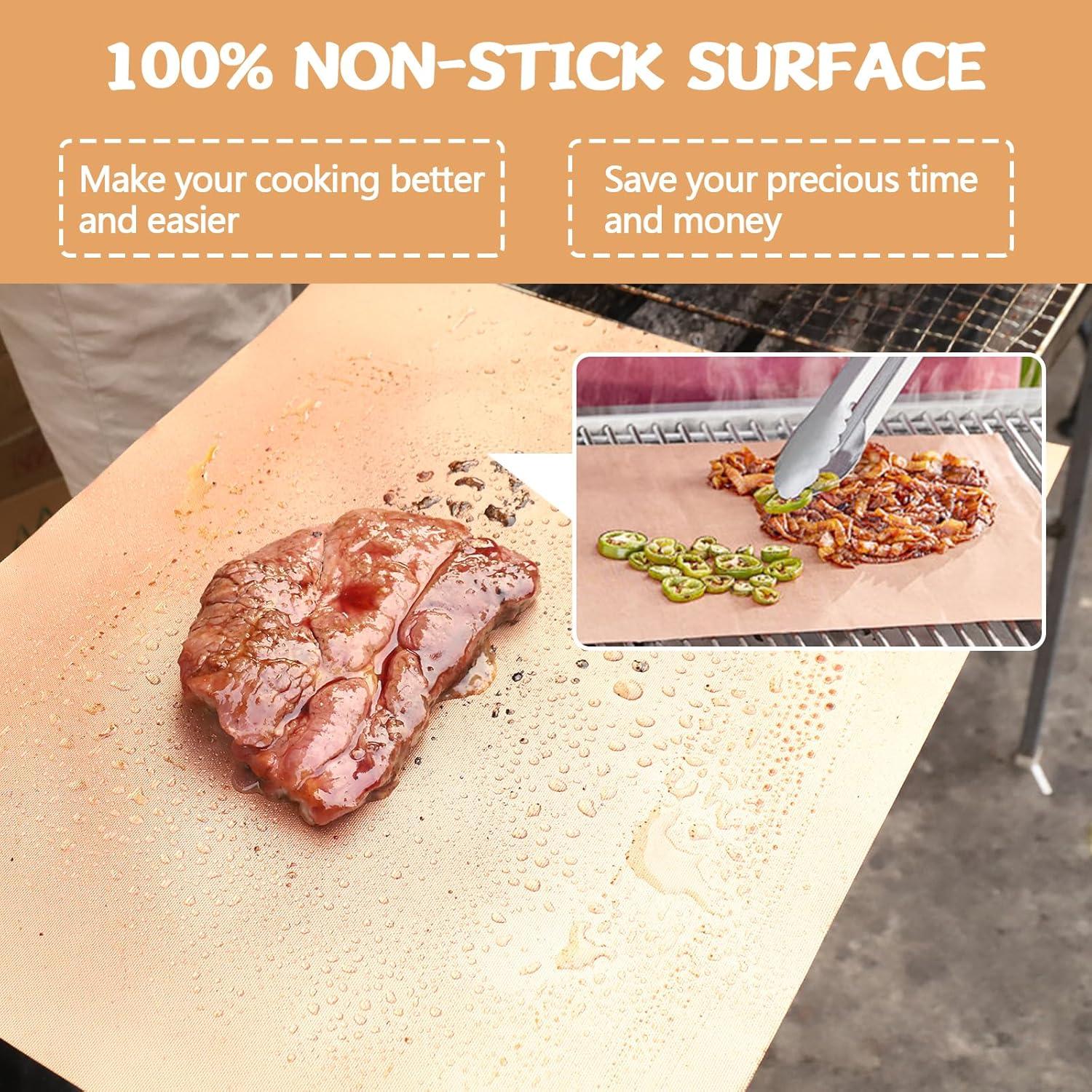 Set de 6 Mats de Parrilla Antiadherentes Demiwise 40 x 33 cm