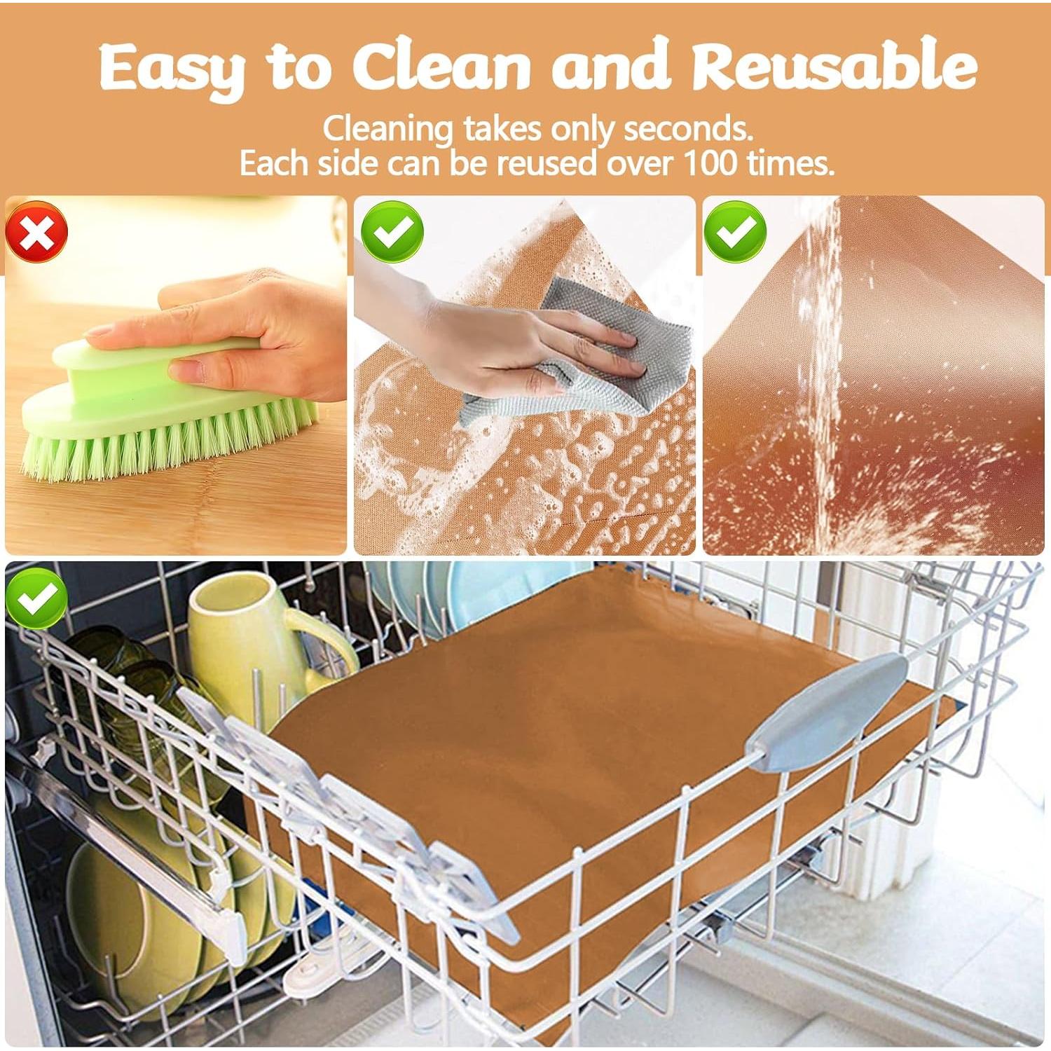 Set de 6 Mats de Parrilla Antiadherentes Demiwise 40 x 33 cm