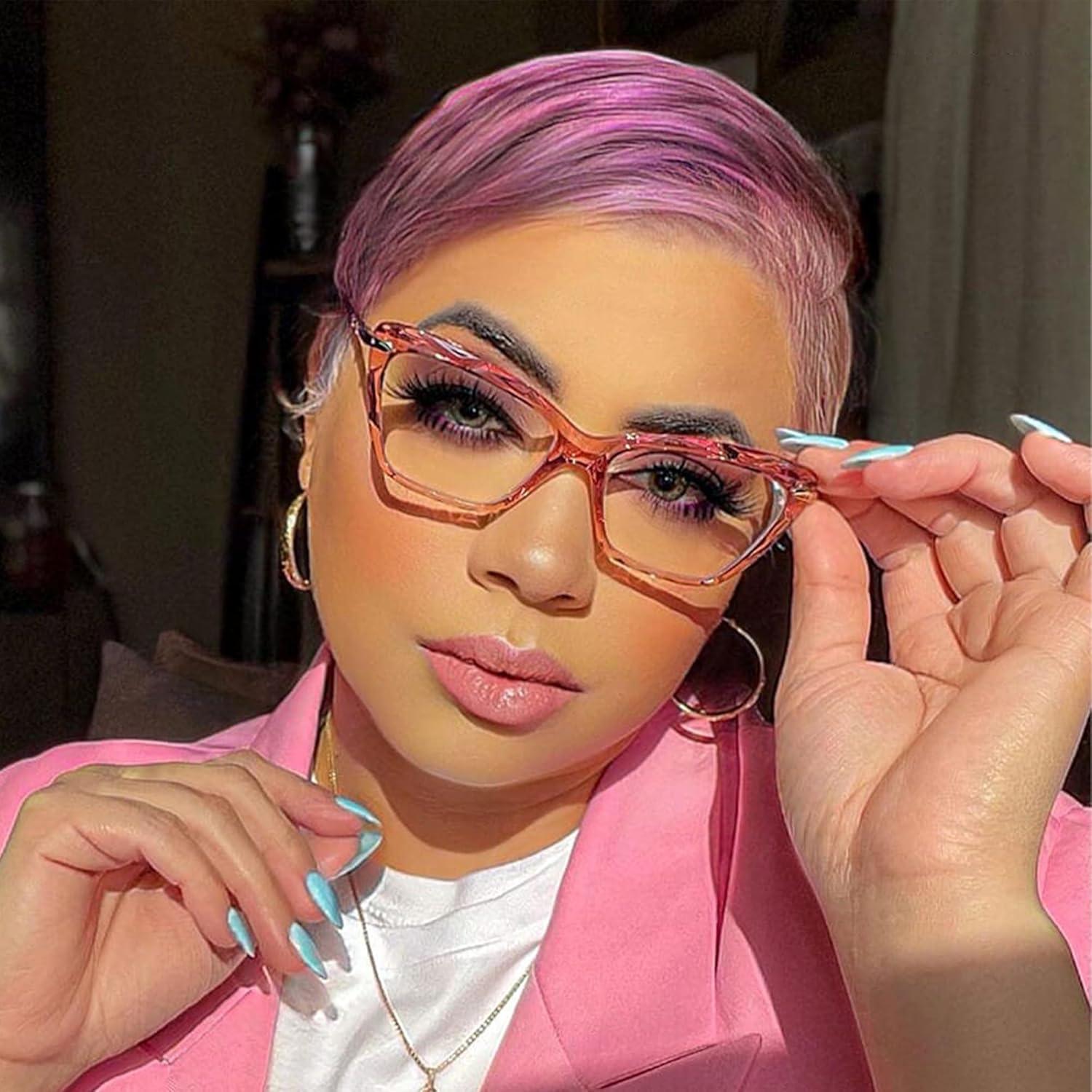 Gafas de luz azul Zeelool VFP0270 Cat Eye para mujeres