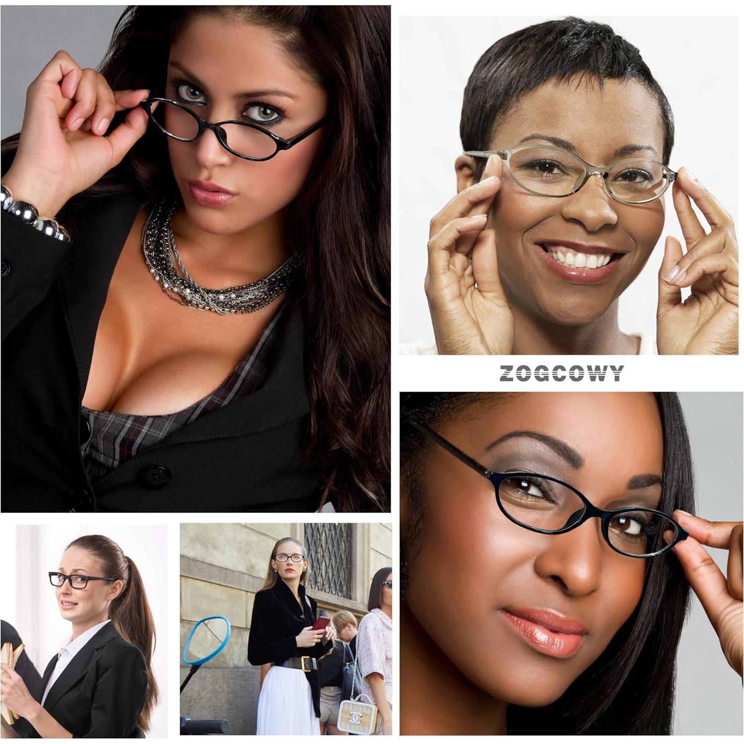 Gafas Retro Ovaladas VISOONE Anti-Luz Azul UV400