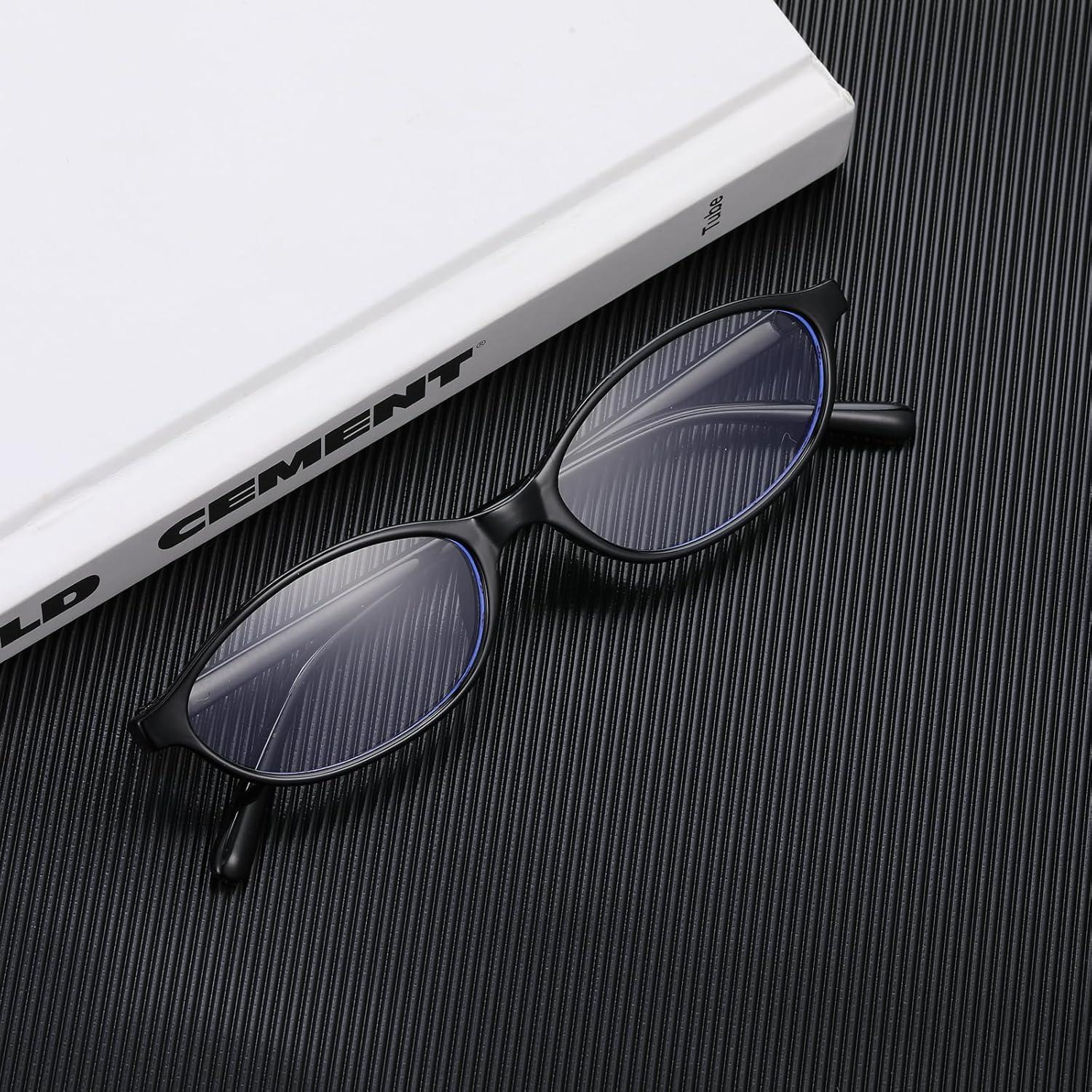 Gafas Retro Ovaladas VISOONE Anti-Luz Azul UV400