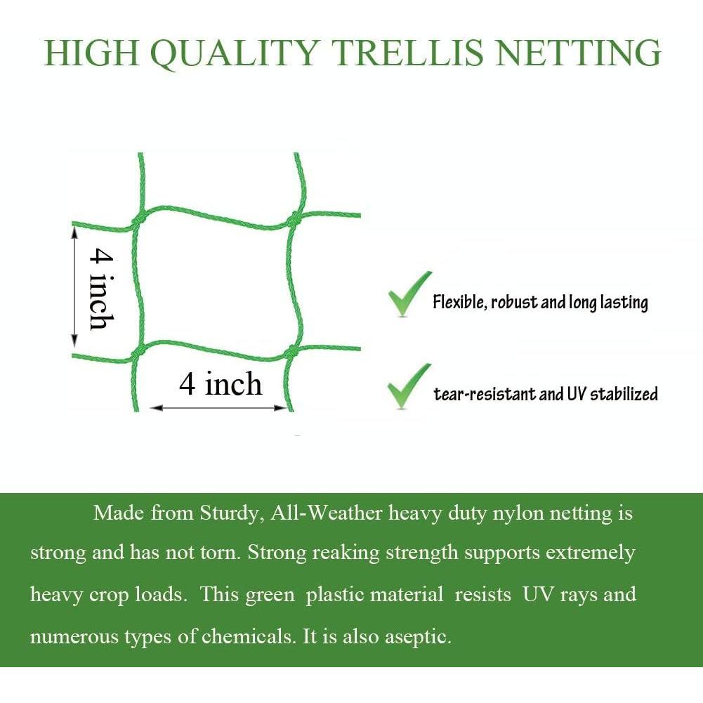 Malla de Enrejado para Plantas Trepadoras Miuezuth 5x2m