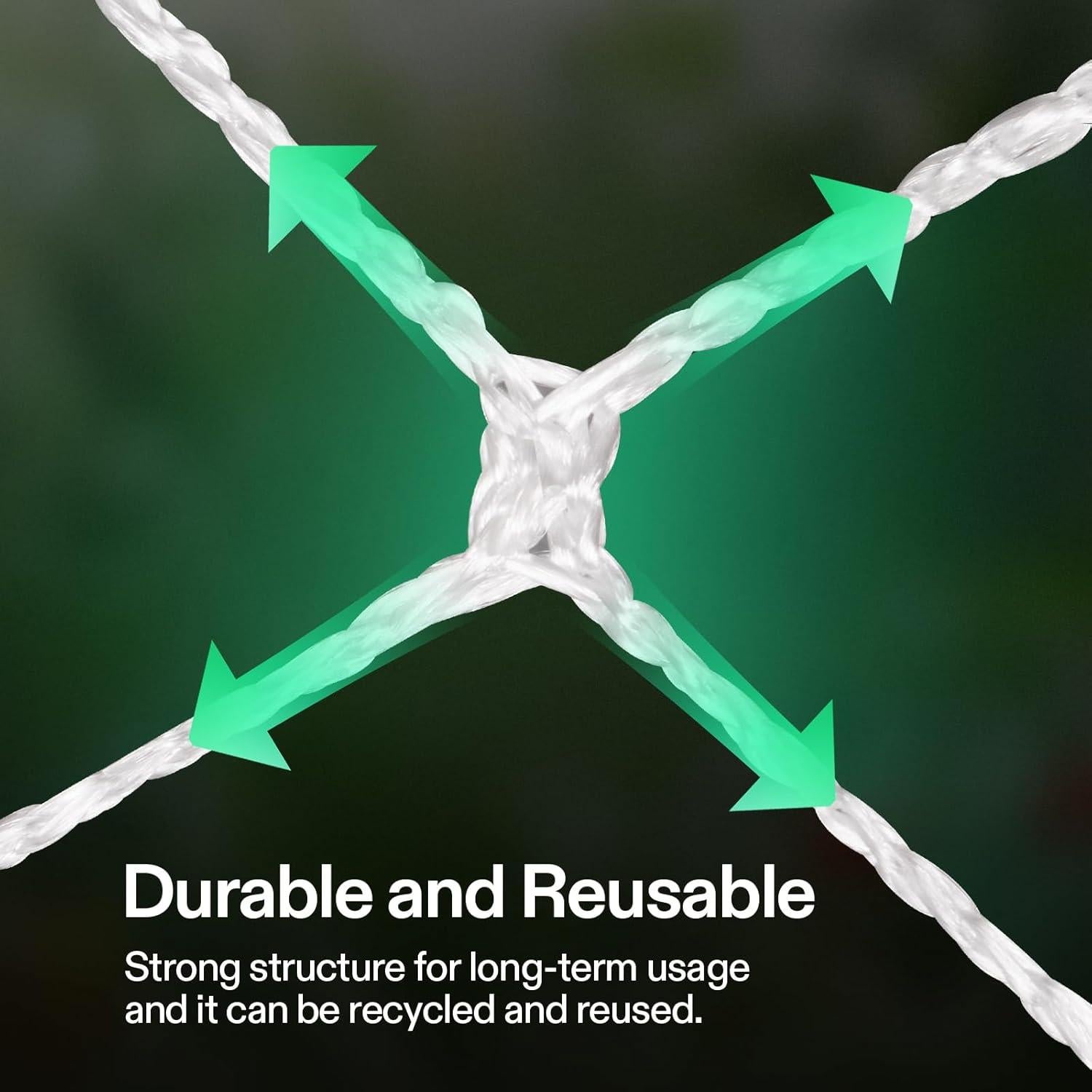 Red de Enrejado VIVOSUN 5x15 pies (1.52x4.57m) Poliester