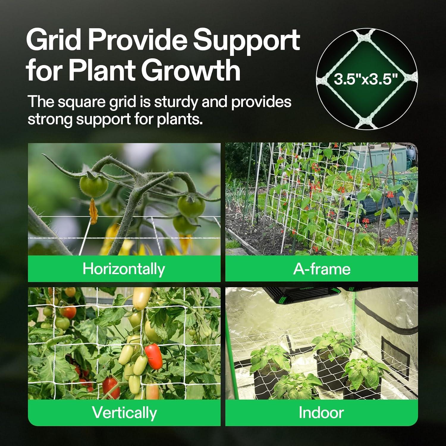 Red de Enrejado VIVOSUN 5x15 pies (1.52x4.57m) Poliester