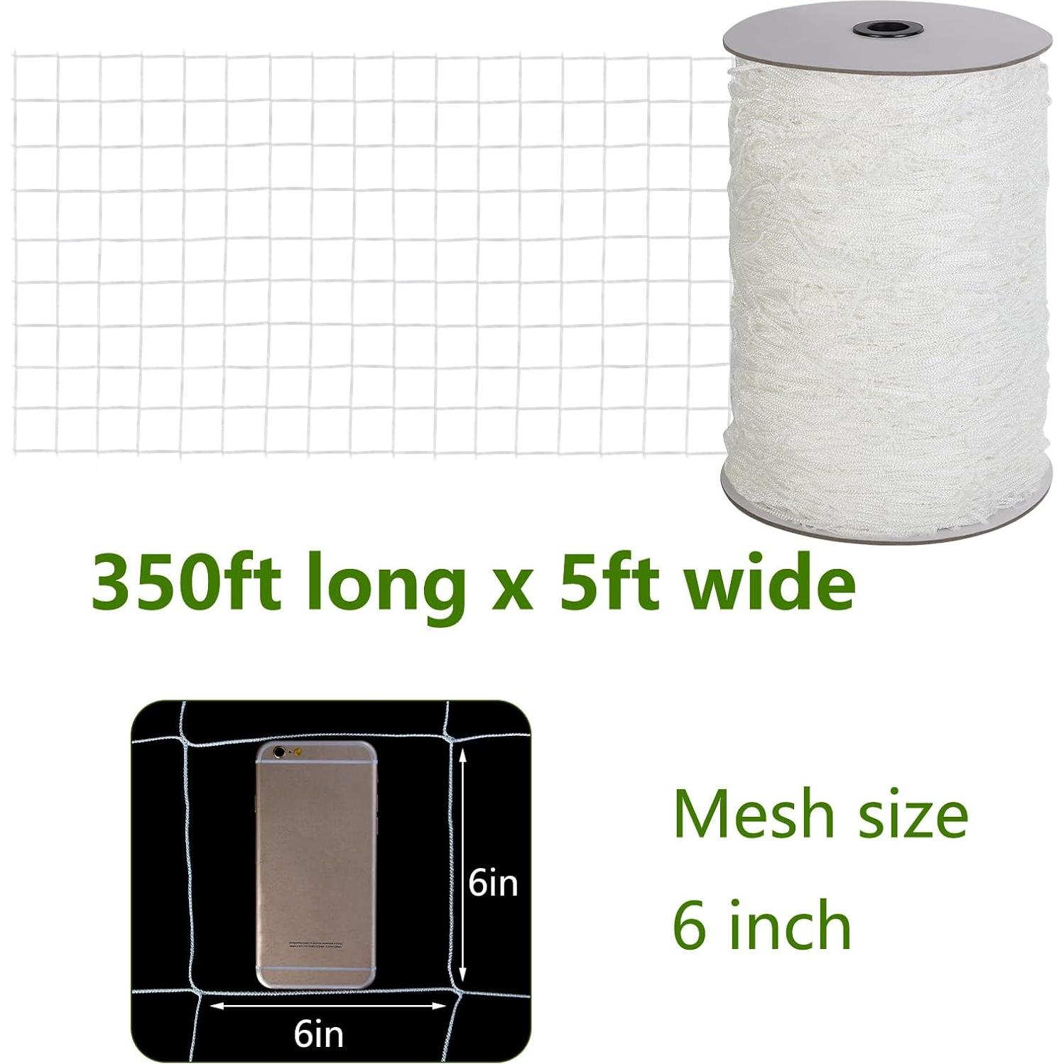 Malla de Nylon Suave Toolazy 1.52x106.68m para Jardín