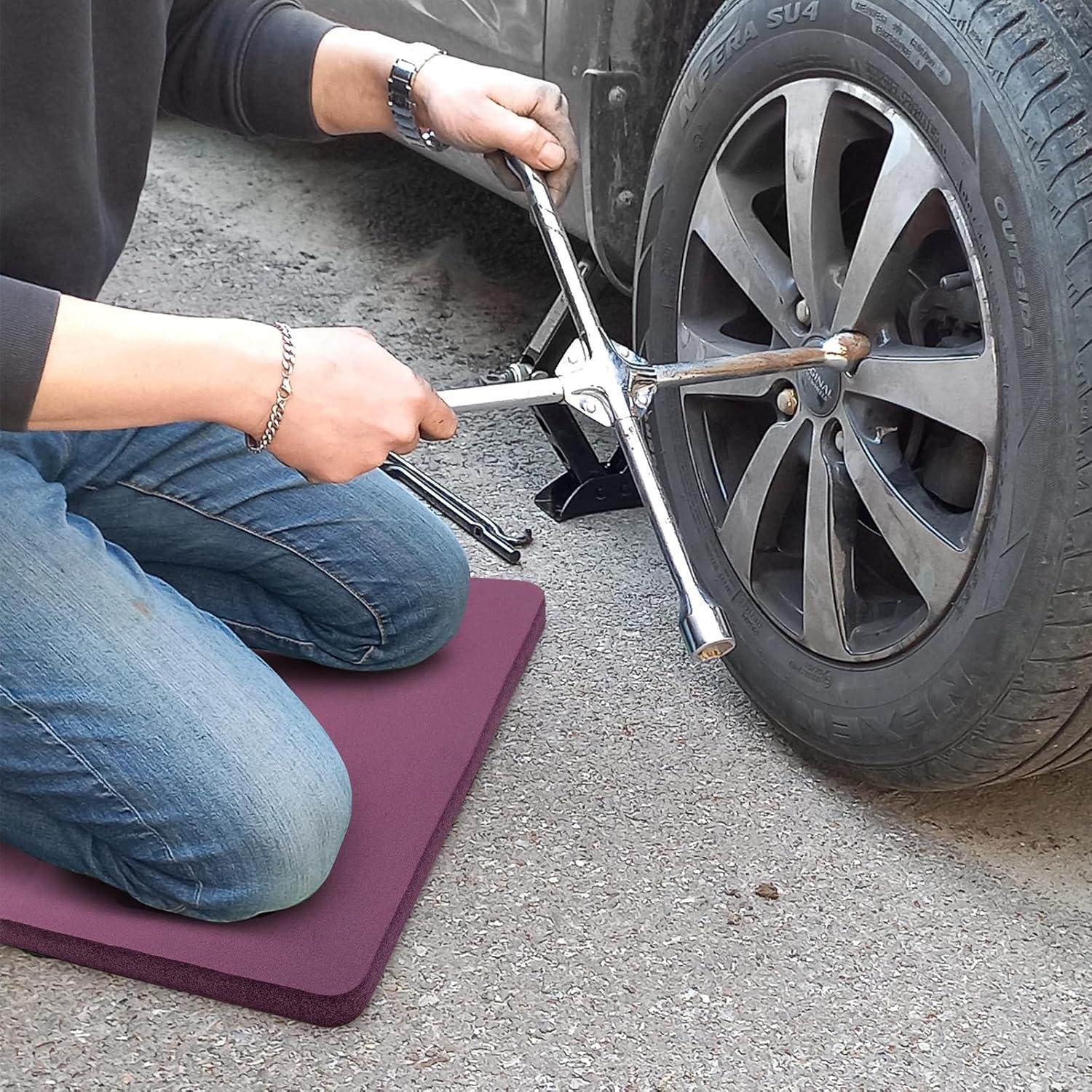 Almohadilla Gruesa para Arrodillarse YUDI 40.6x26.7cm Morado