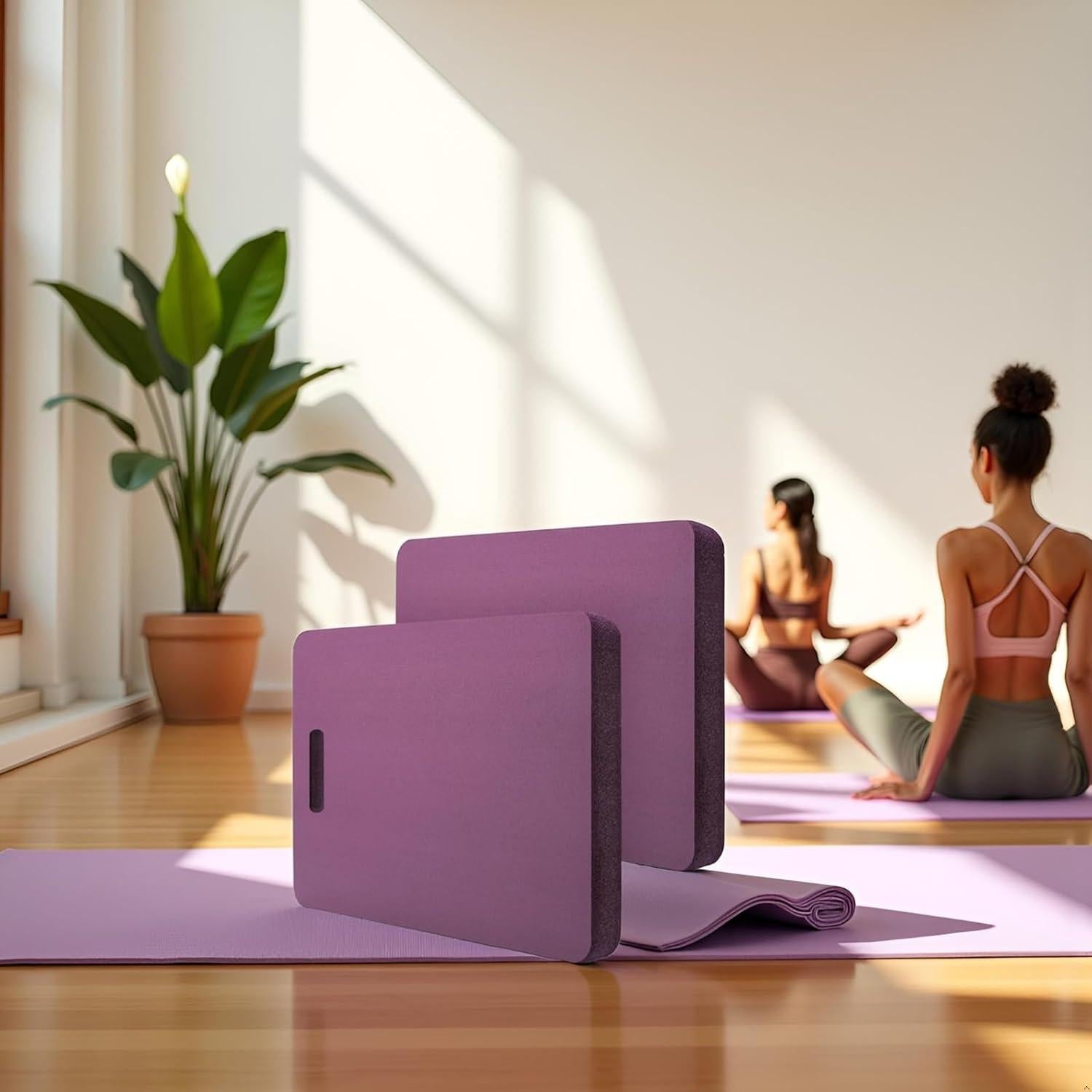 Almohadilla Gruesa para Arrodillarse YUDI 40.6x26.7cm Morado