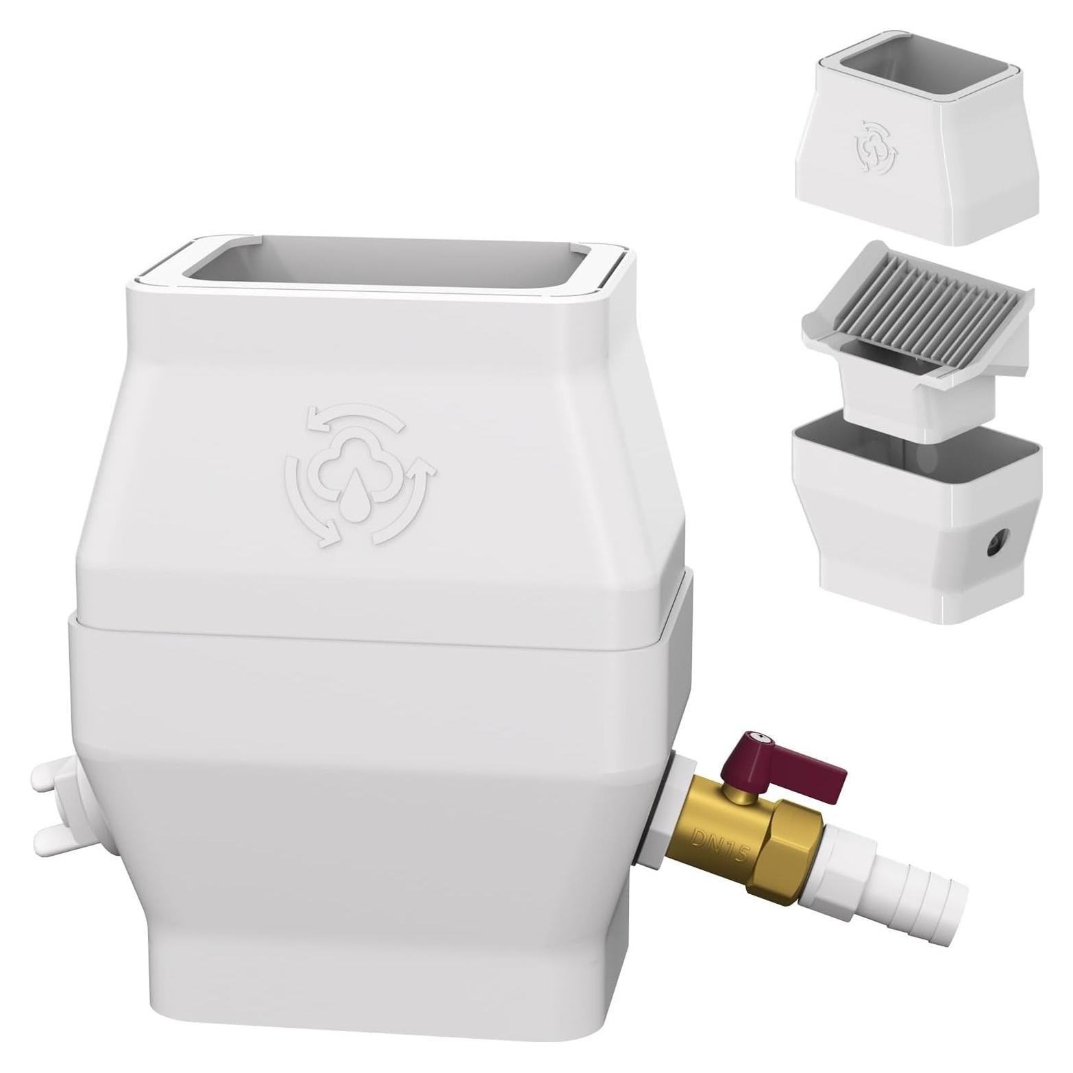 Kit de Desvío para Barril de Lluvia iLiveX con Filtro y Grifo