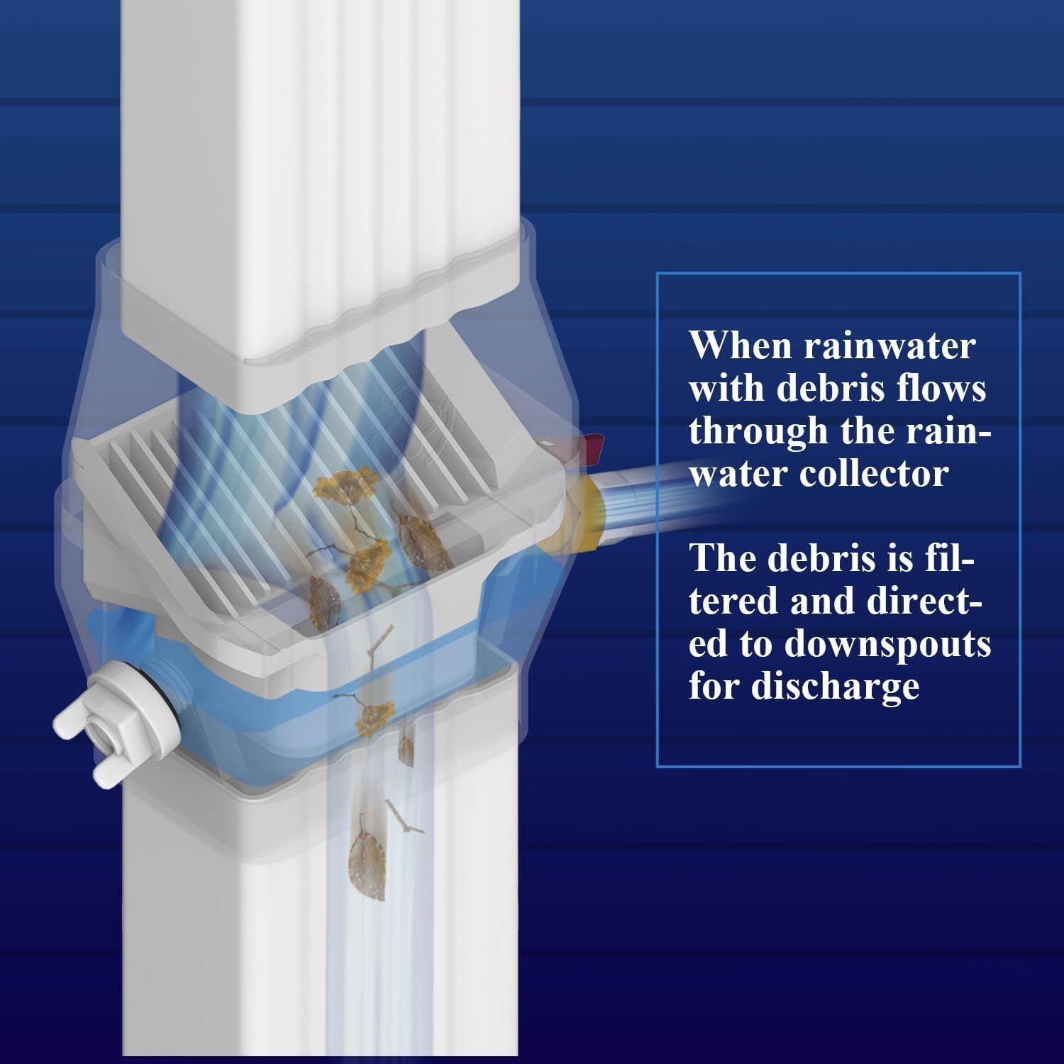 Kit de Desvío para Barril de Lluvia iLiveX con Filtro y Grifo