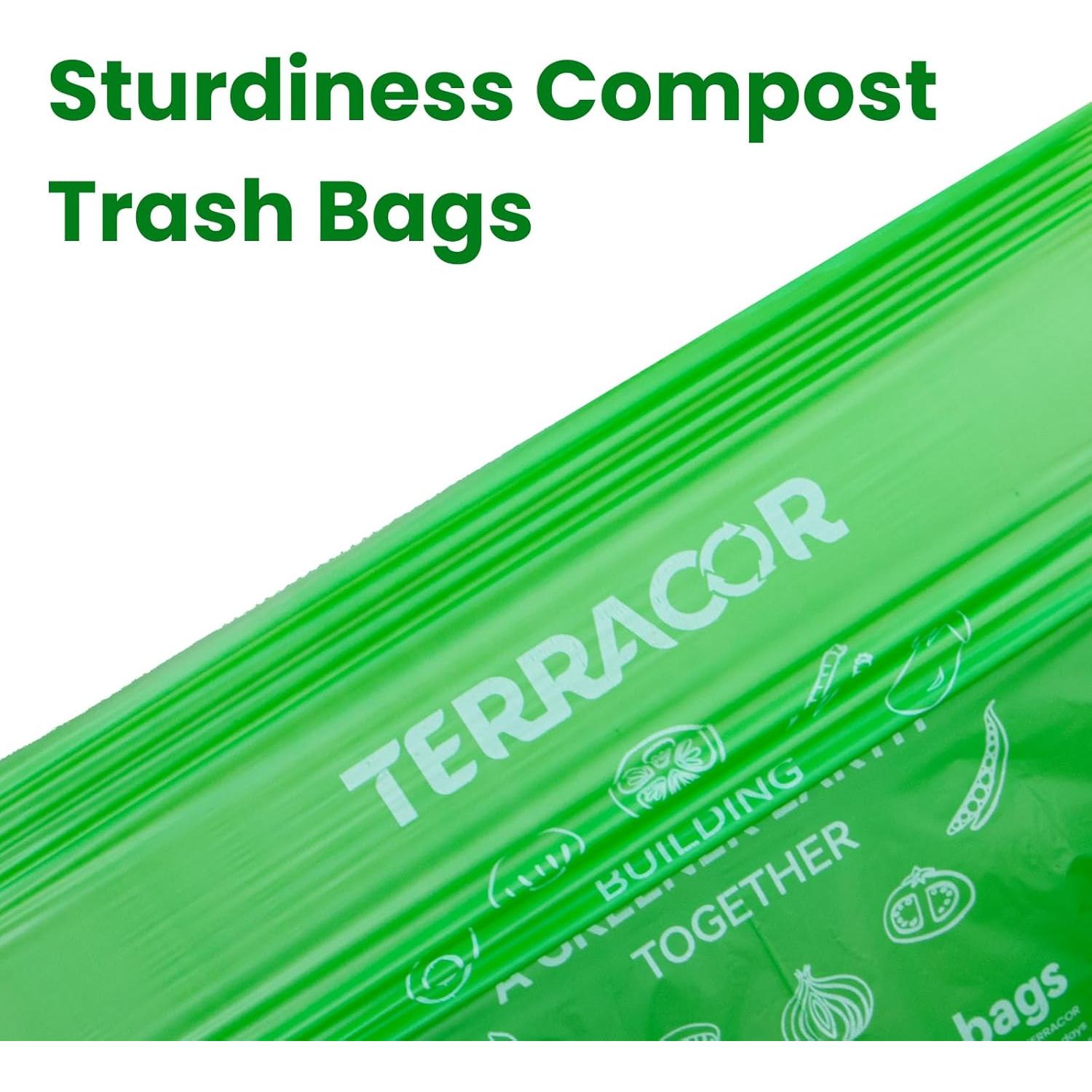 Bolsas Compostables TERRACOR 3 Galones - 100 Unidades