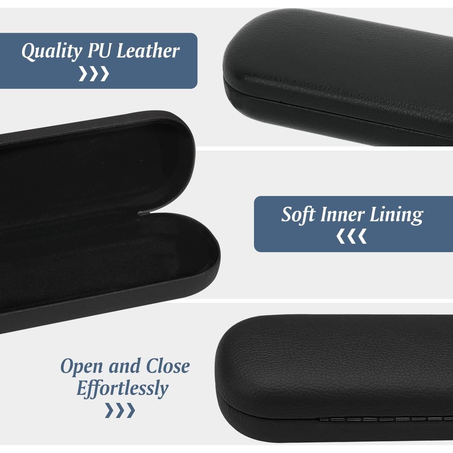 Estuche Duro para Gafas MoKo 16.3x6.6x3 cm Negro