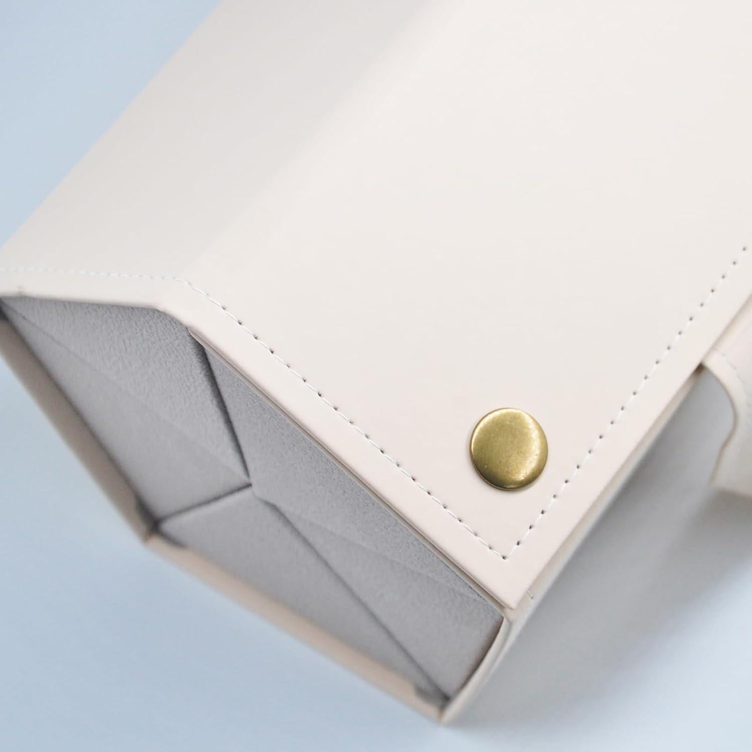 Organizador de Gafas Kenpal Plegable 5 Compartimentos Beige