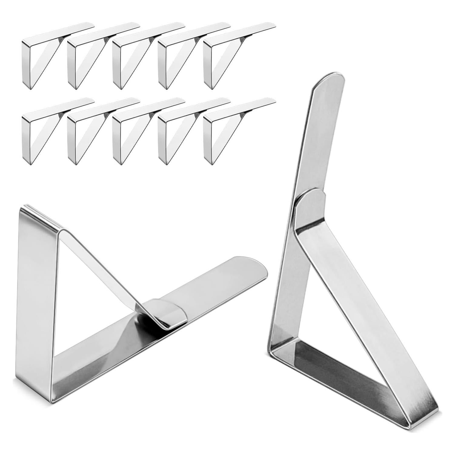Clips para Manteles ALLTOP - Acero Inoxidable, Paquete de 12