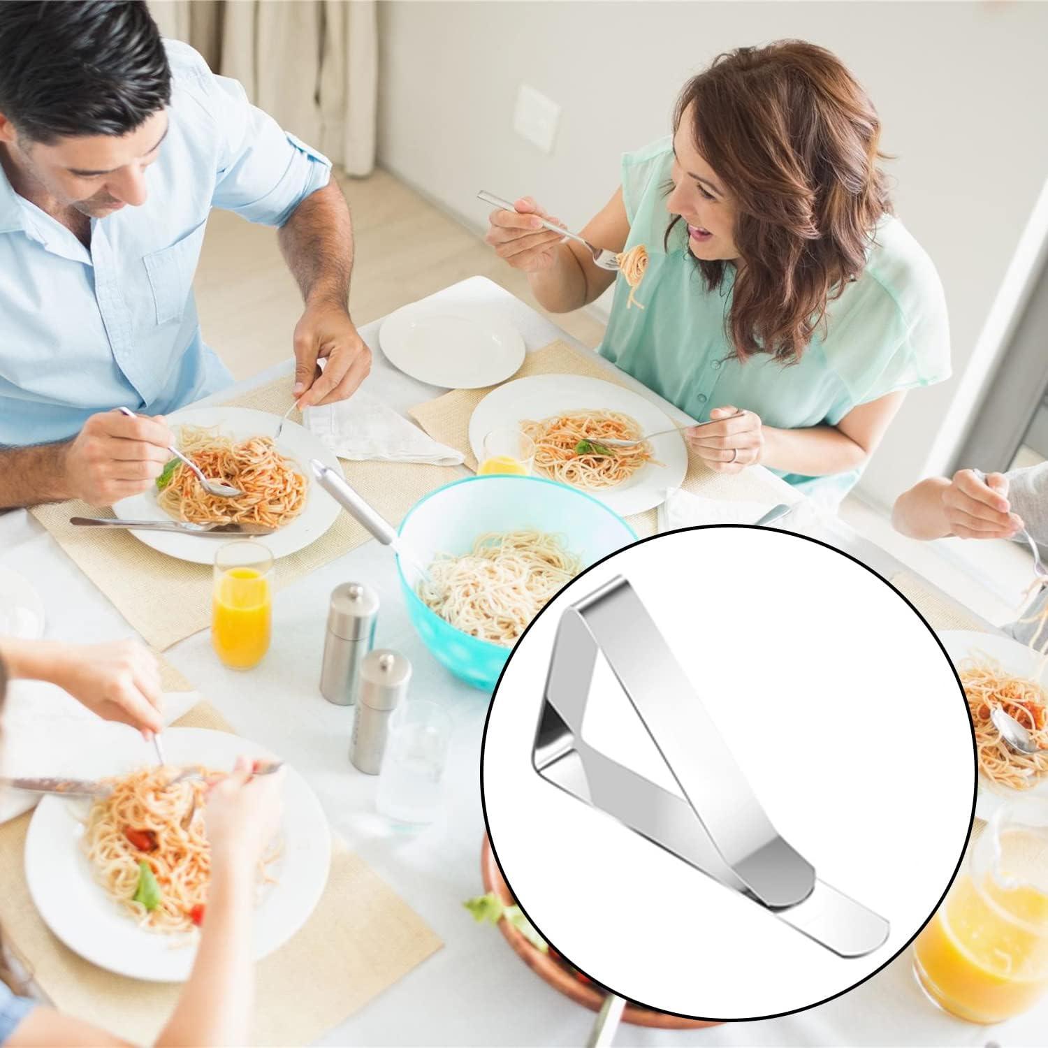 60 Clips para Manteles DHYLRICHER de Acero Inoxidable