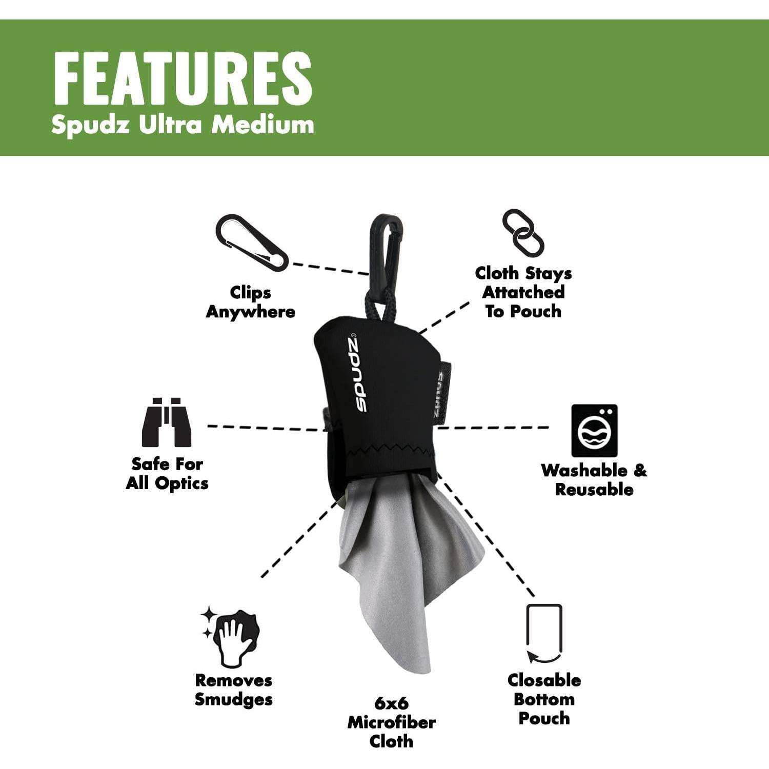 Paño de Microfibra Spudz Ultra Tigre 15,24 cm x 15,24 cm