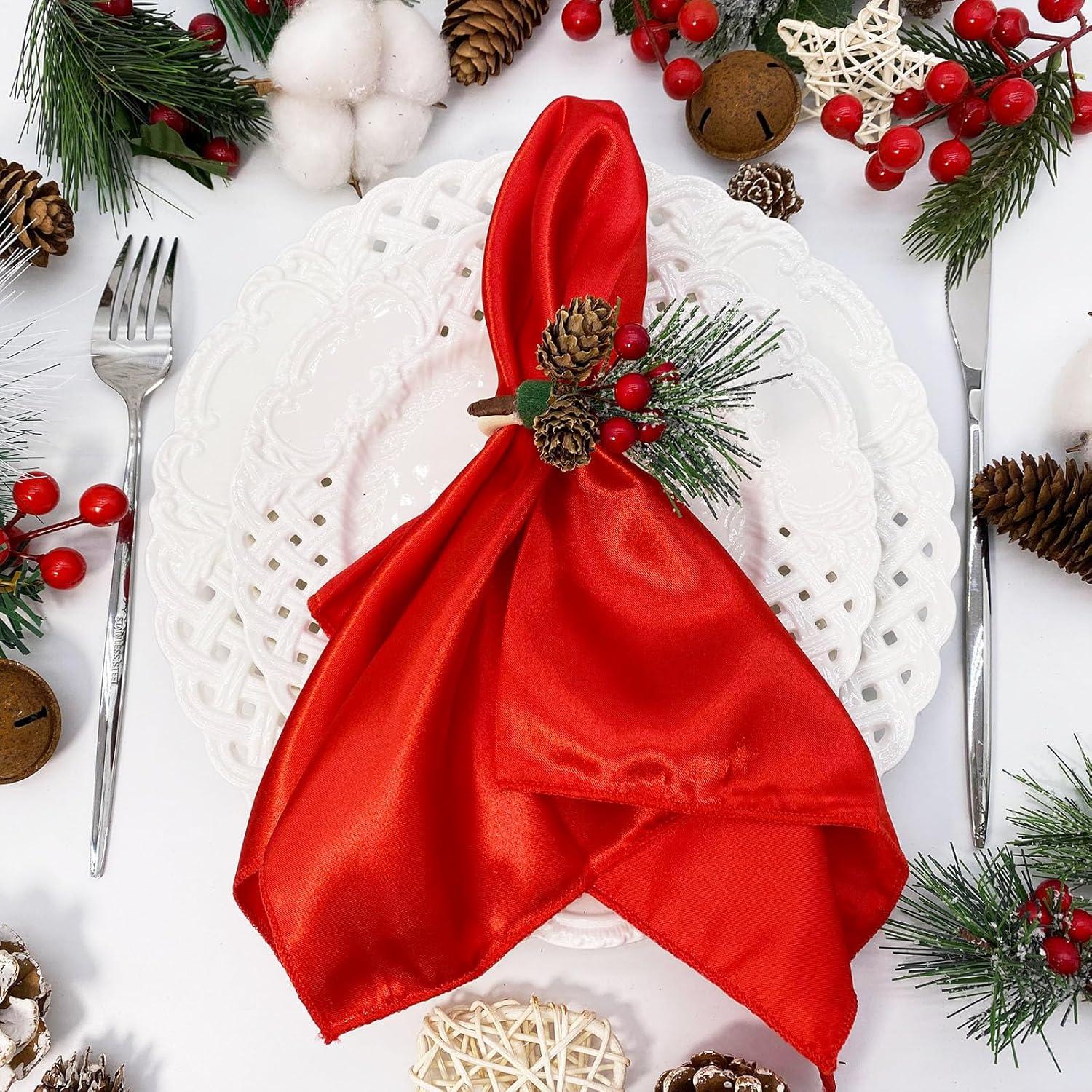 Conjunto de 12 Anillos de Servilleta WINGFISH Navidad 9cm