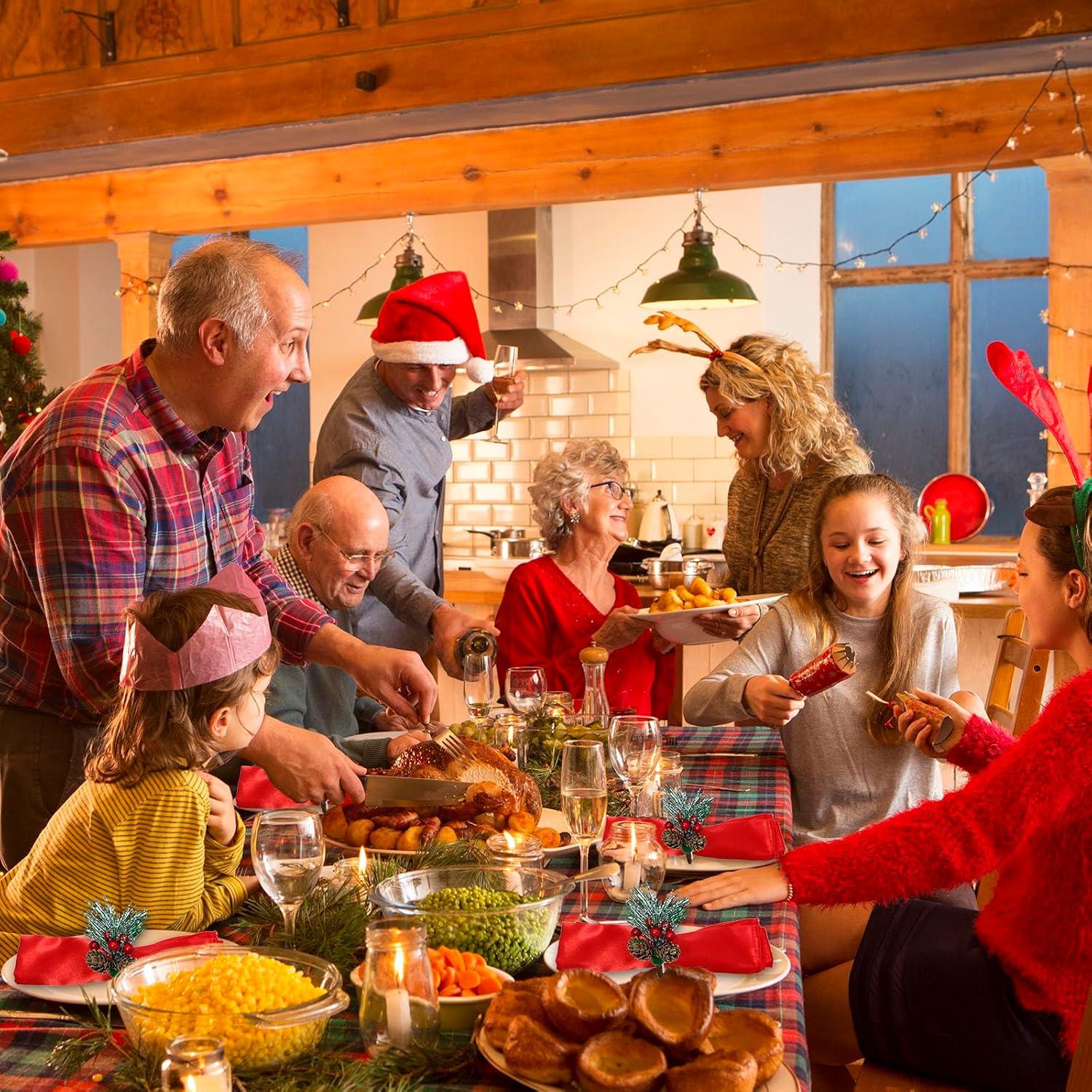 Conjunto de 12 Anillos de Servilleta WINGFISH Navidad 9cm