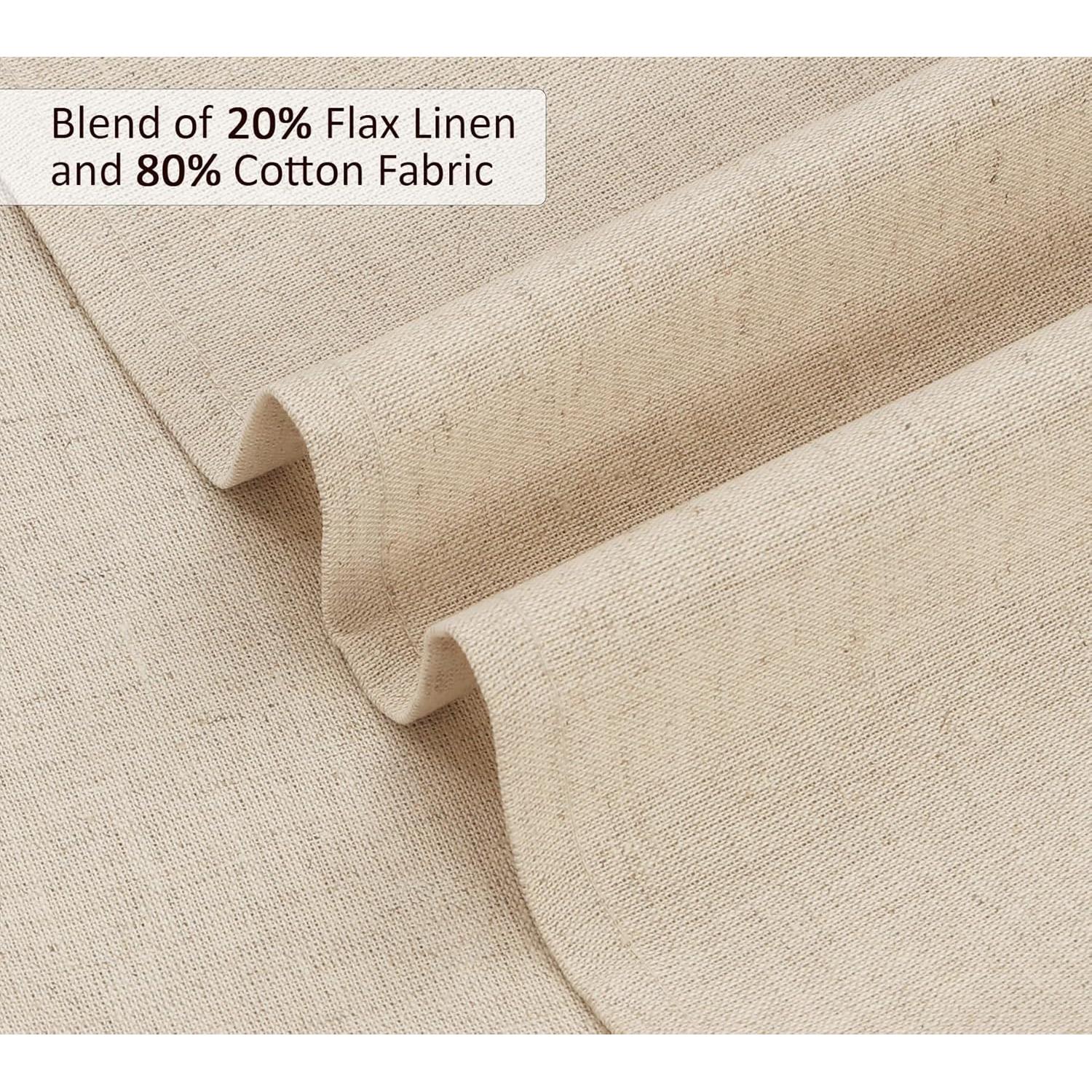 Juego de Servilletas de Lino Ruvanti 6 Pzas 45.72x45.72 cm Natural