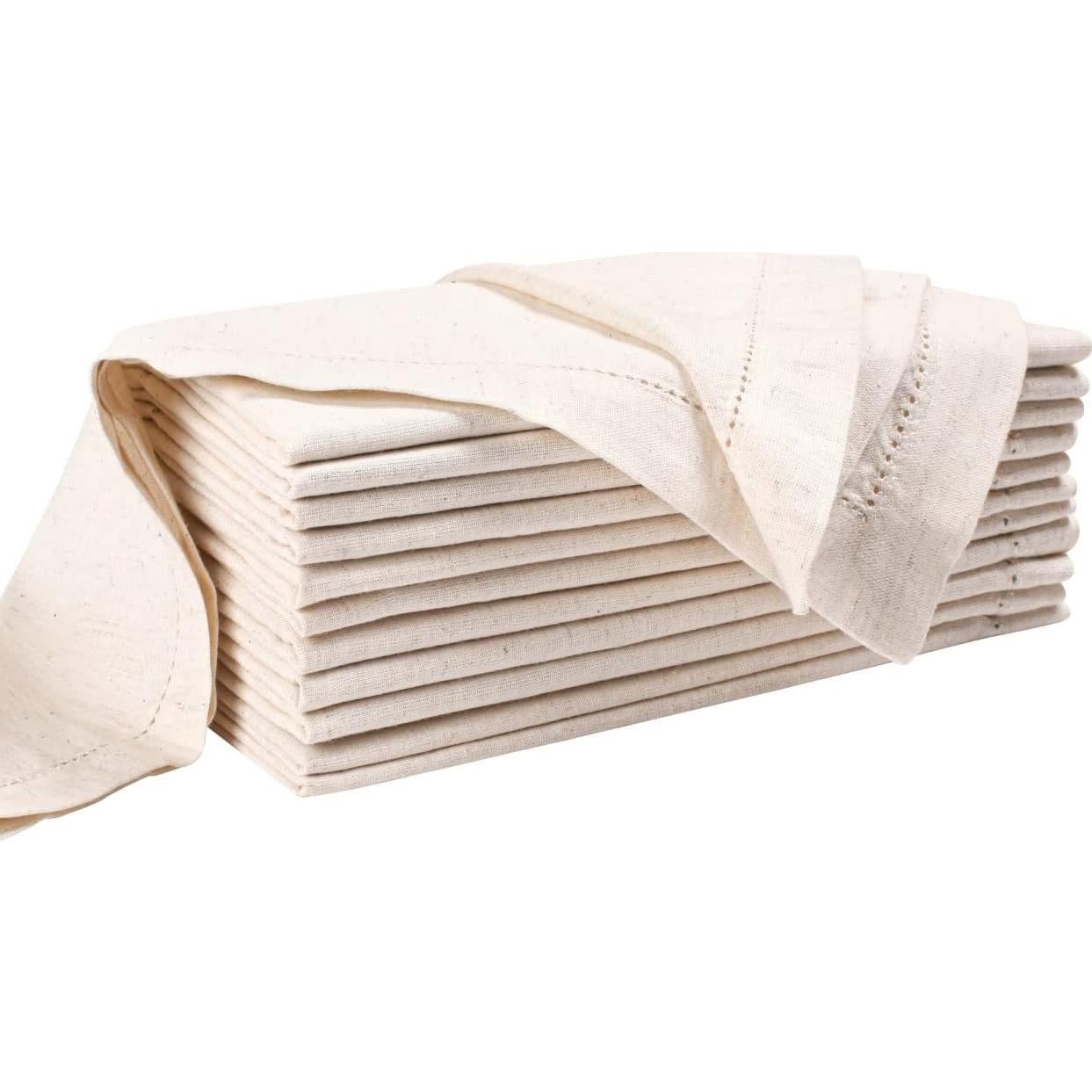 Juego de 12 Servilletas de Lino Light & Pro 45.72x45.72 cm