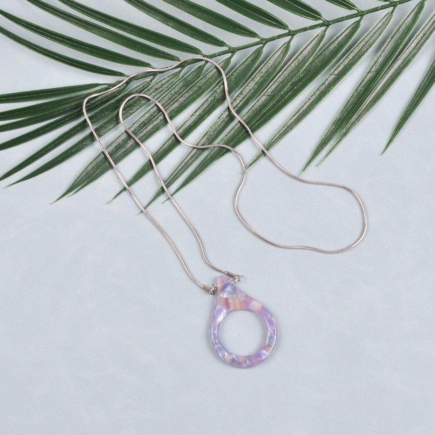 Cadena de Gafas de Sol YJGQ-001 Acero Inoxidable Púrpura