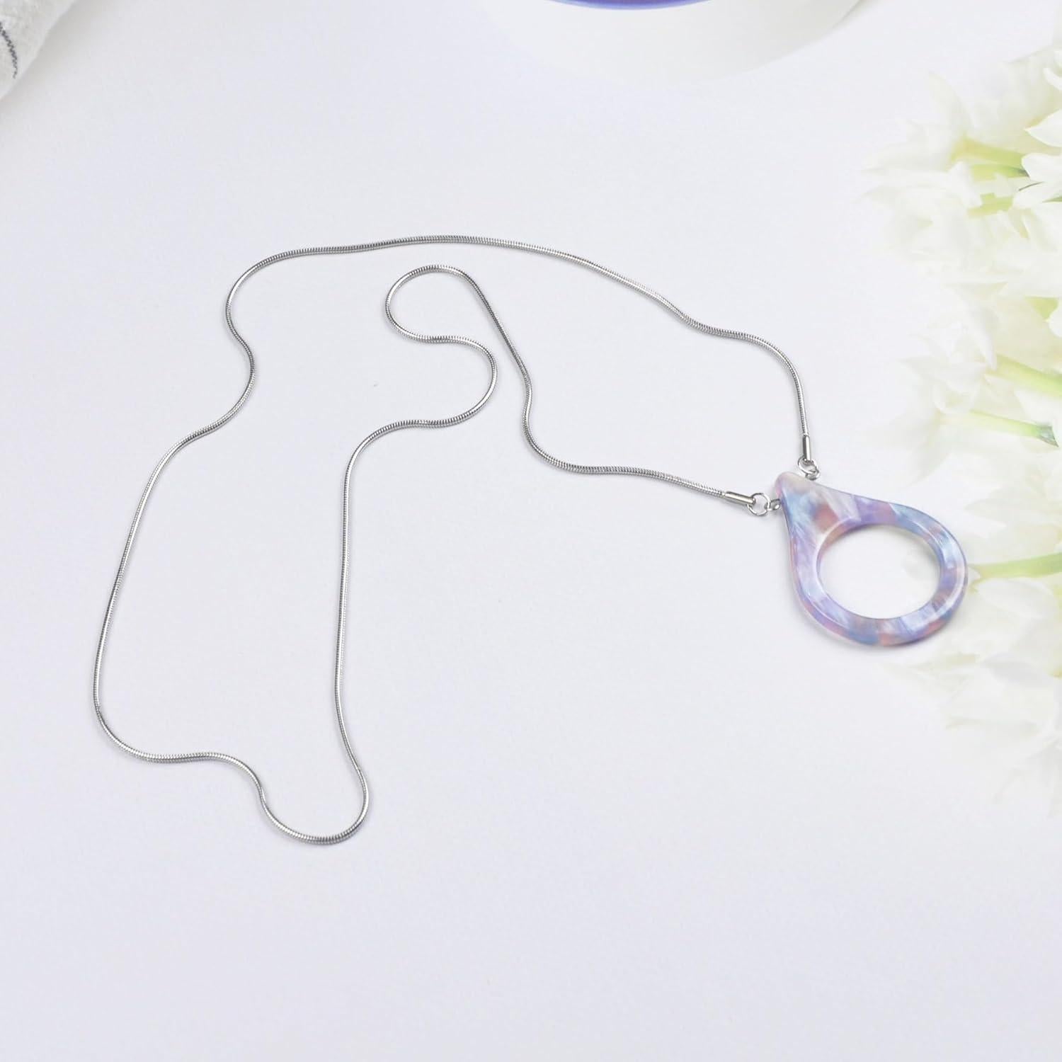 Cadena de Gafas de Sol YJGQ-001 Acero Inoxidable Púrpura