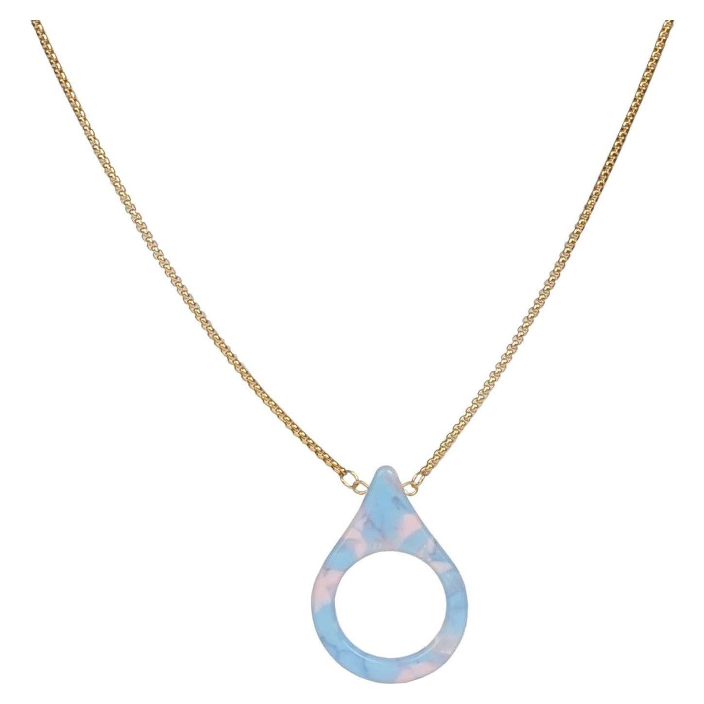 Cadena de Gafas de Sol Acero Inoxidable Dorado 75 cm