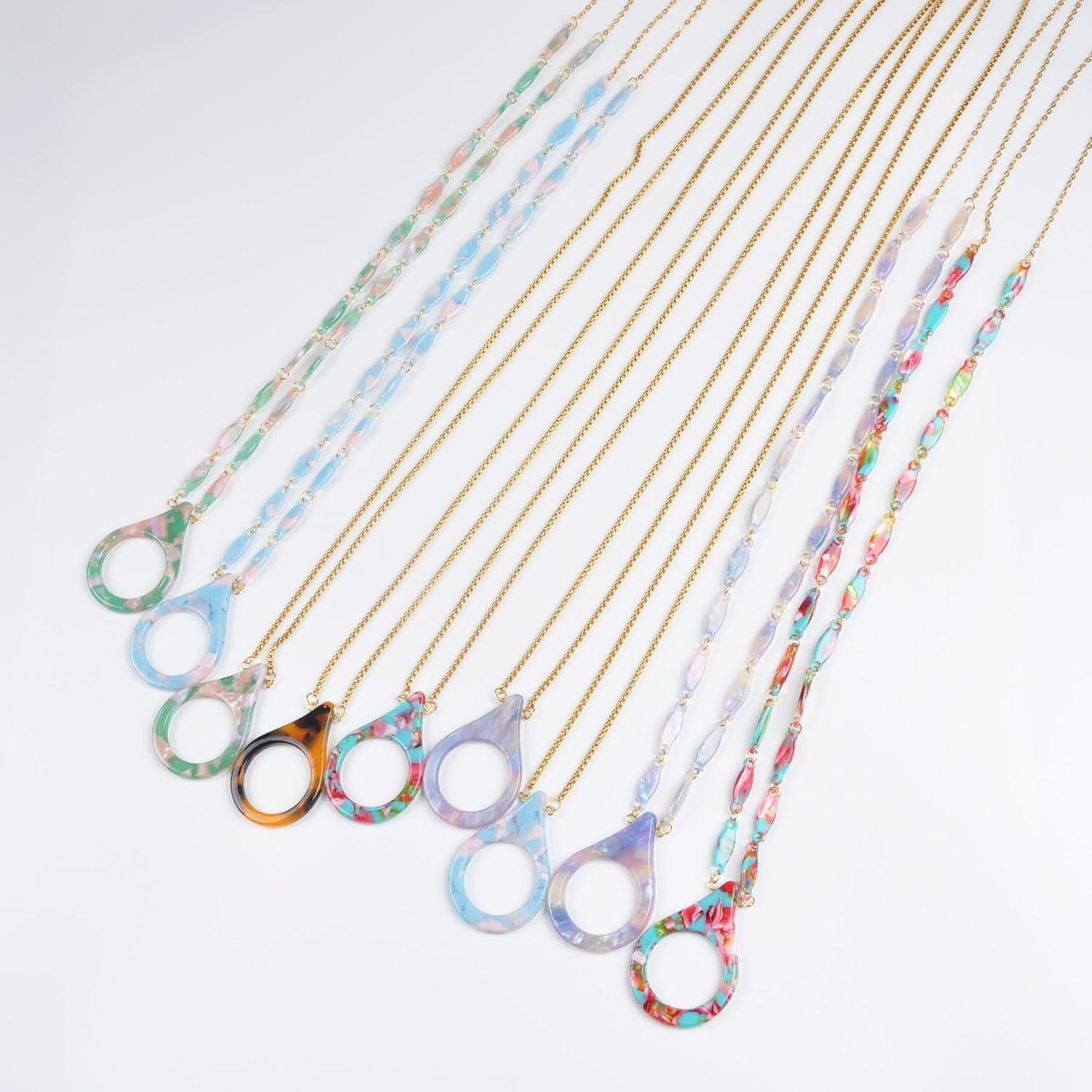 Cadena de Gafas de Sol Dorada para Mujeres 75 cm YJGQ-001