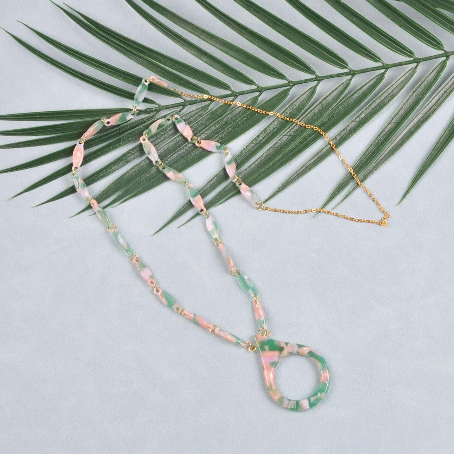 Cadena de Gafas de Sol Dorada para Mujeres 75 cm YJGQ-001