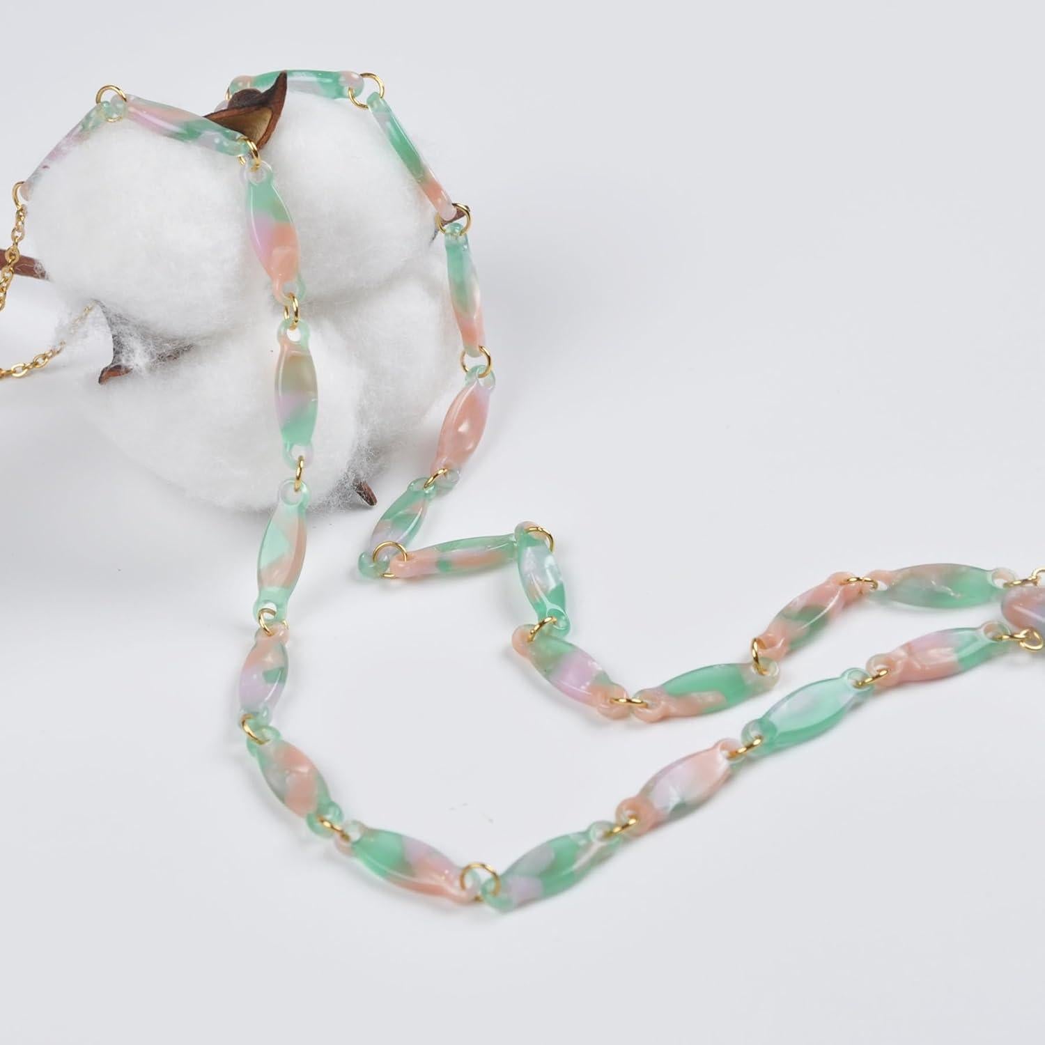 Cadena de Gafas de Sol Dorada para Mujeres 75 cm YJGQ-001