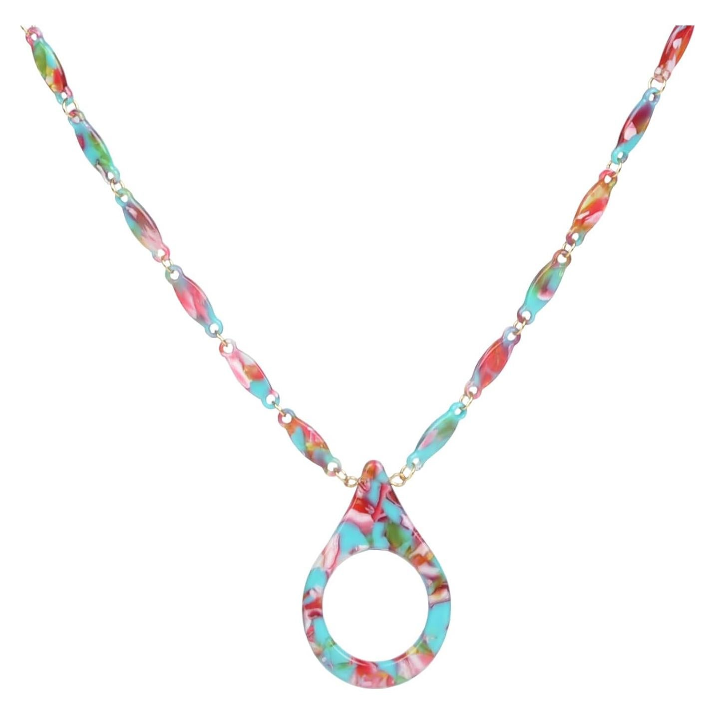 Cadena de Gafas de Sol Acero Inoxidable Dorado 75 cm