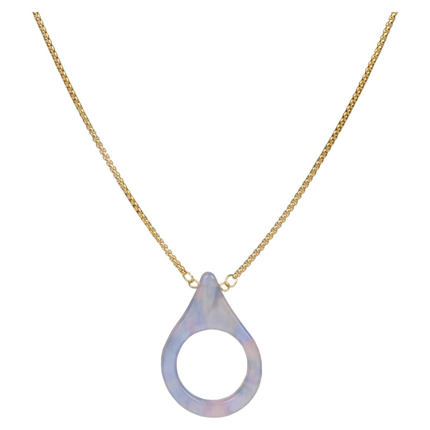 Cadena de gafas para mujeres YJGQ-001 acero inoxidable dorado