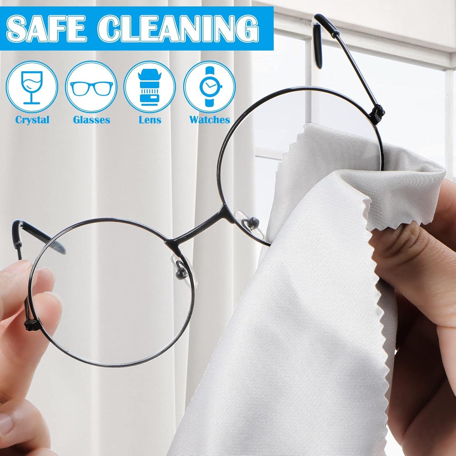 Paños de Microfibra Fabbay 200 Pcs 15x18 cm para Gafas