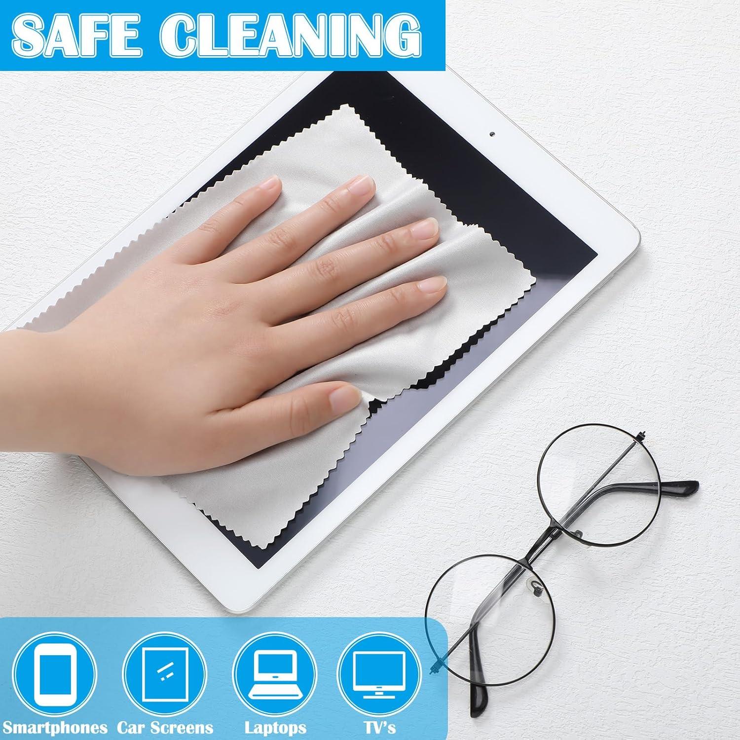 Paños de Microfibra Fabbay 200 Pcs 15x18 cm para Gafas