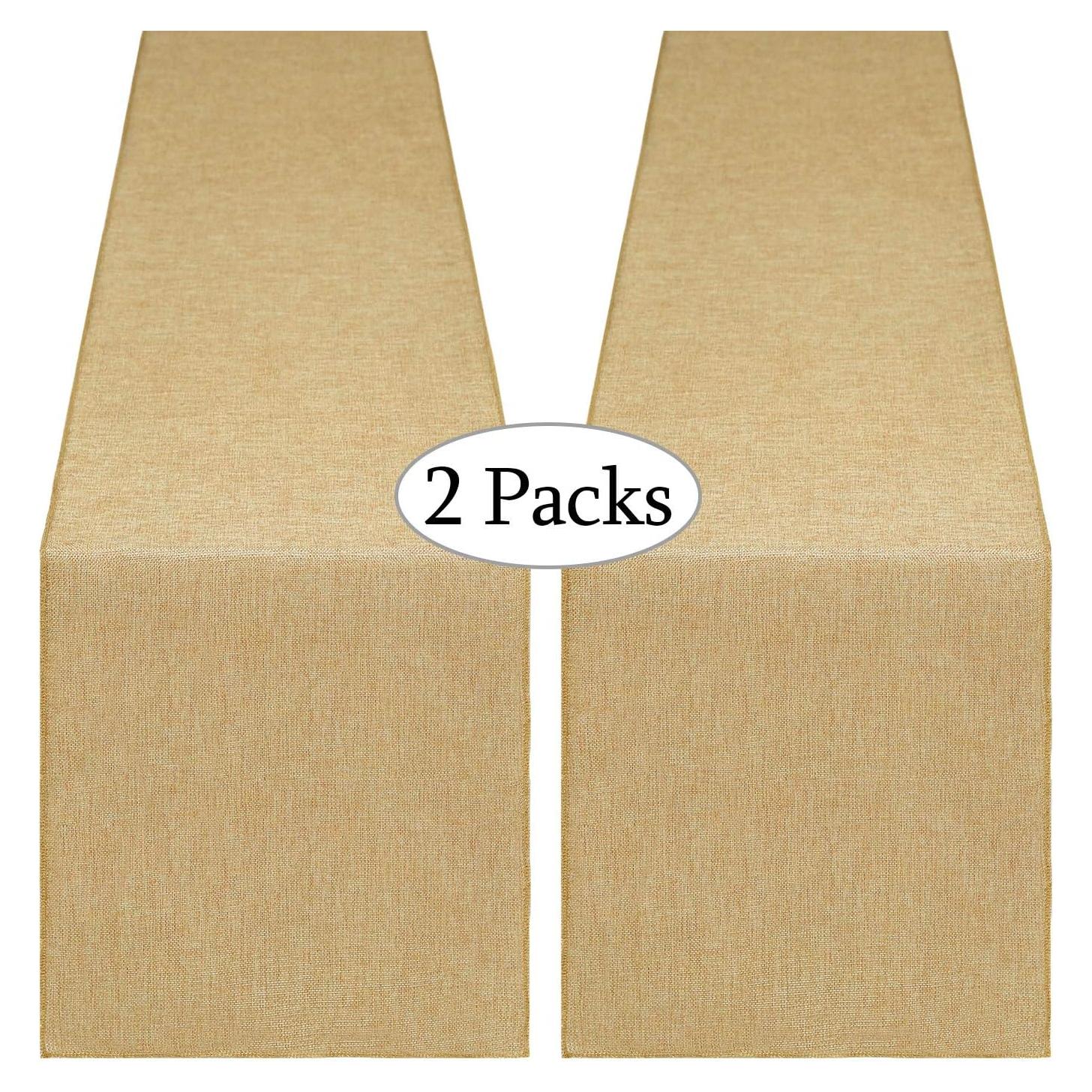 Caminos de Mesa de Arpillera B-COOL 2 Piezas 33x274 cm