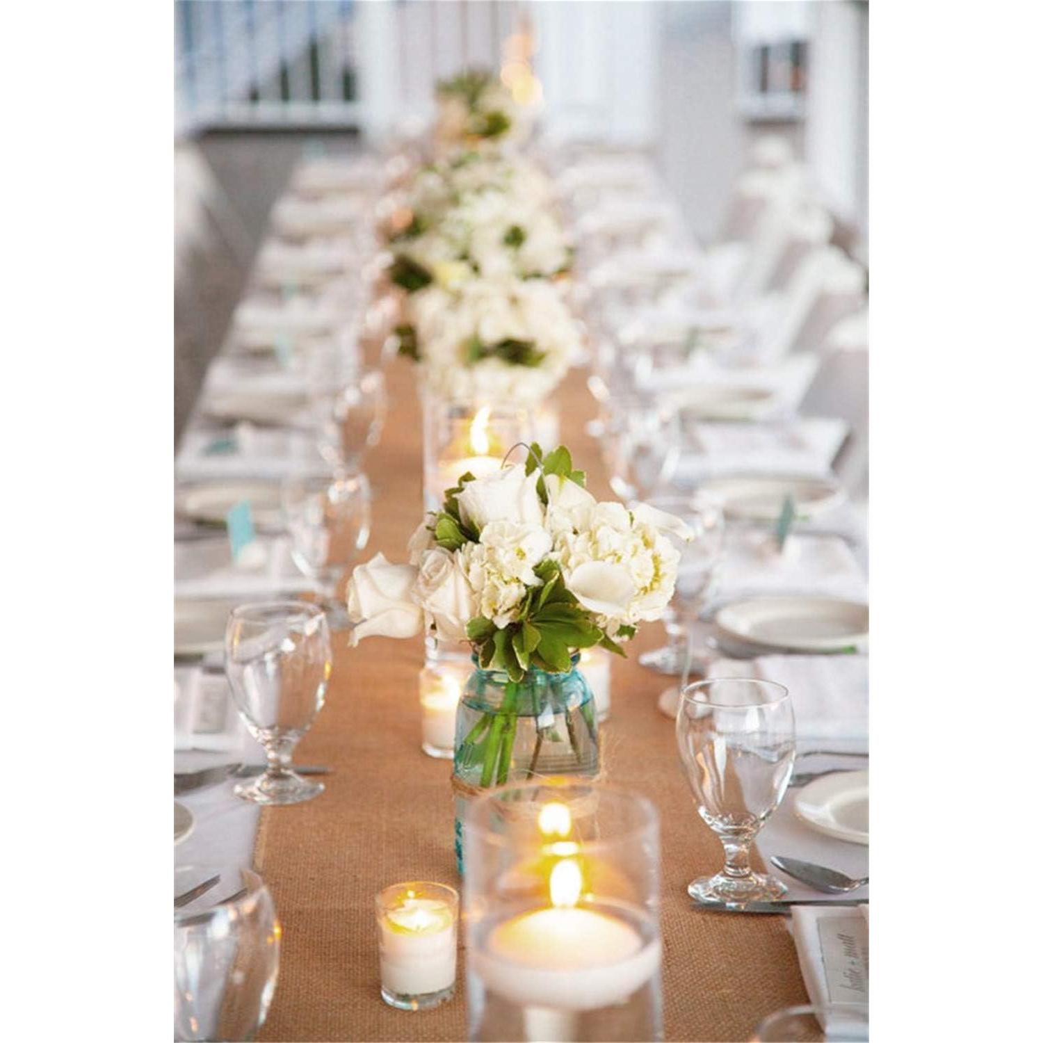 Caminos de Mesa de Arpillera B-COOL 2 Piezas 33x274 cm