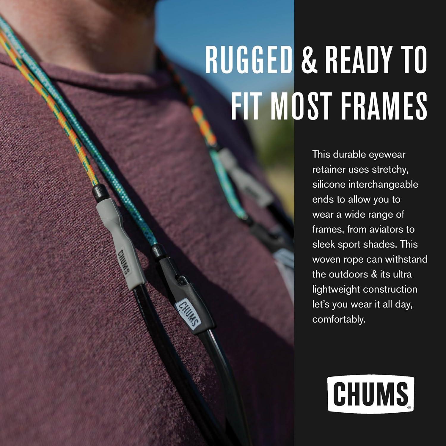 Retenedor de Gafas Chums 3mm Ripcord Unisex Ajustable