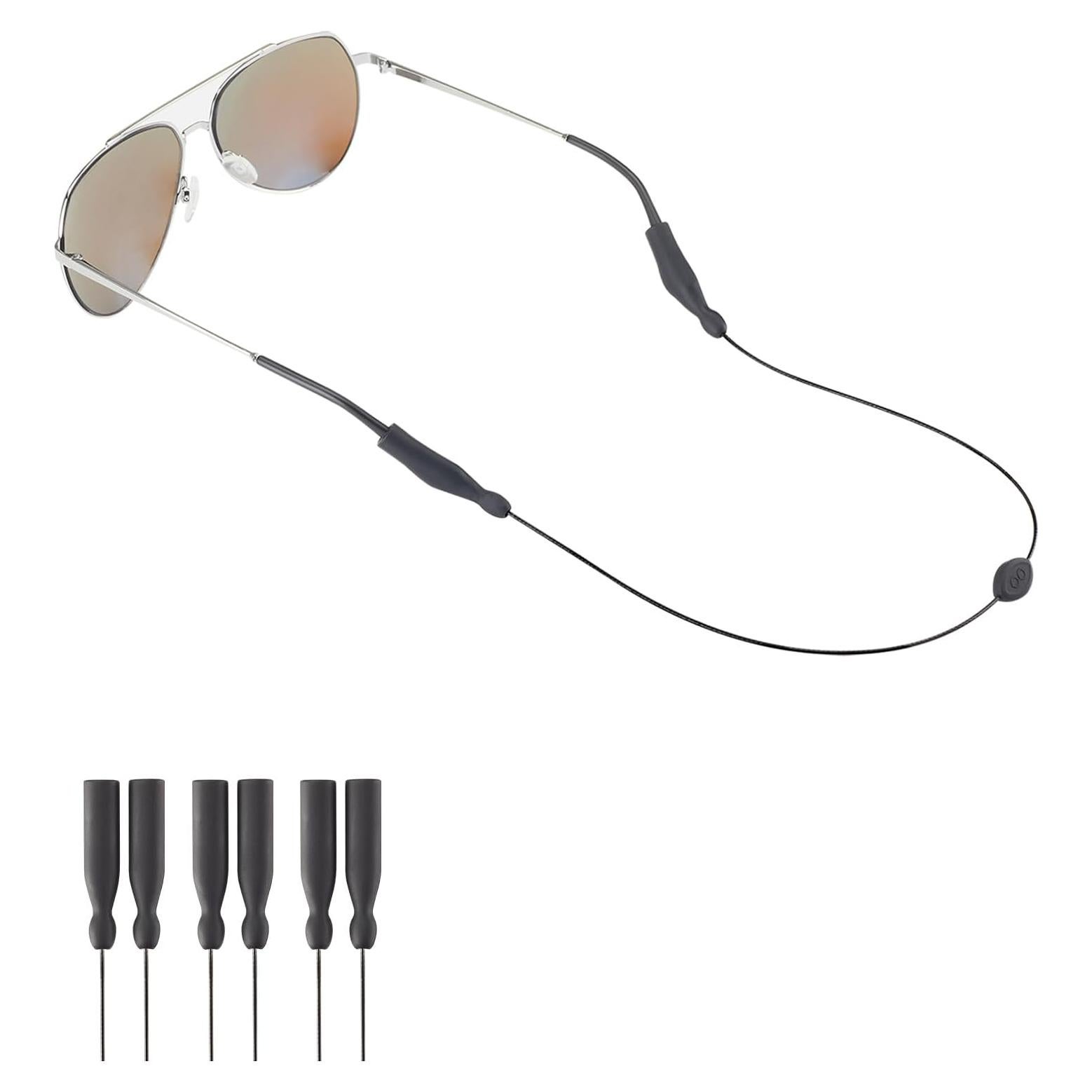 Correa para Gafas Omnful 3pcs Negro 40,64 cm Duradera