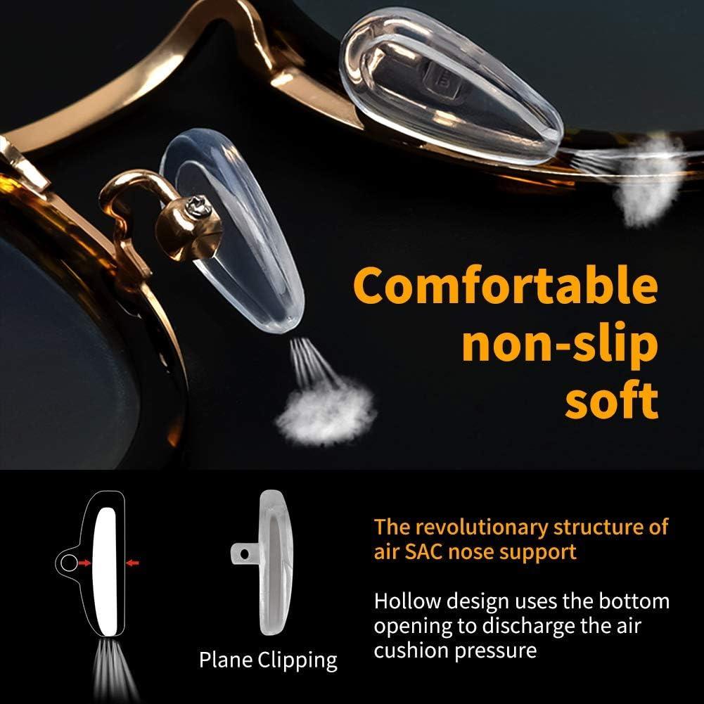 Kit de Reparación de Gafas Ofone con 50 Tornillos y 70 Almohadillas