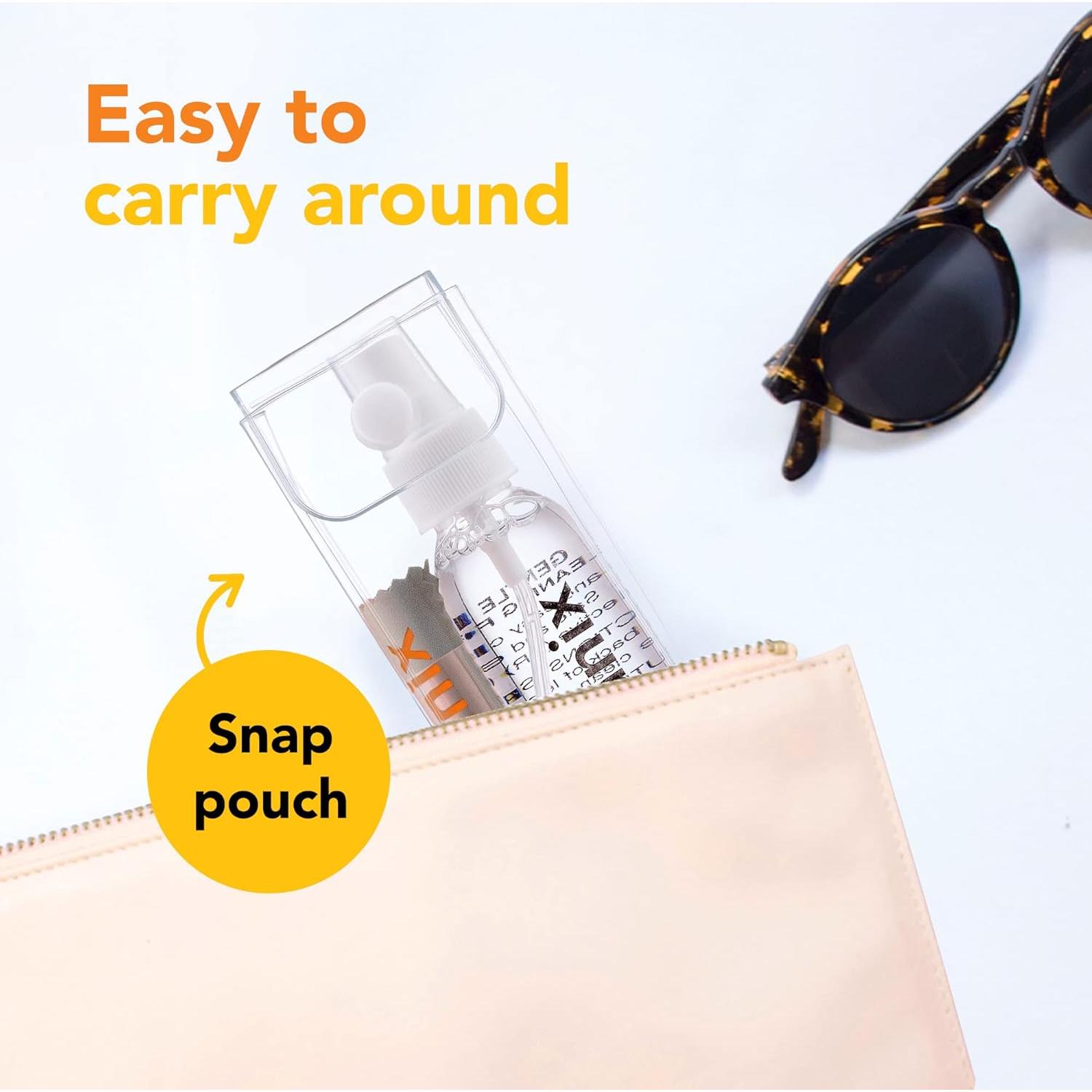 Kit Limpiador de Gafas Cleanix 4 Botellas 59ml y Paños