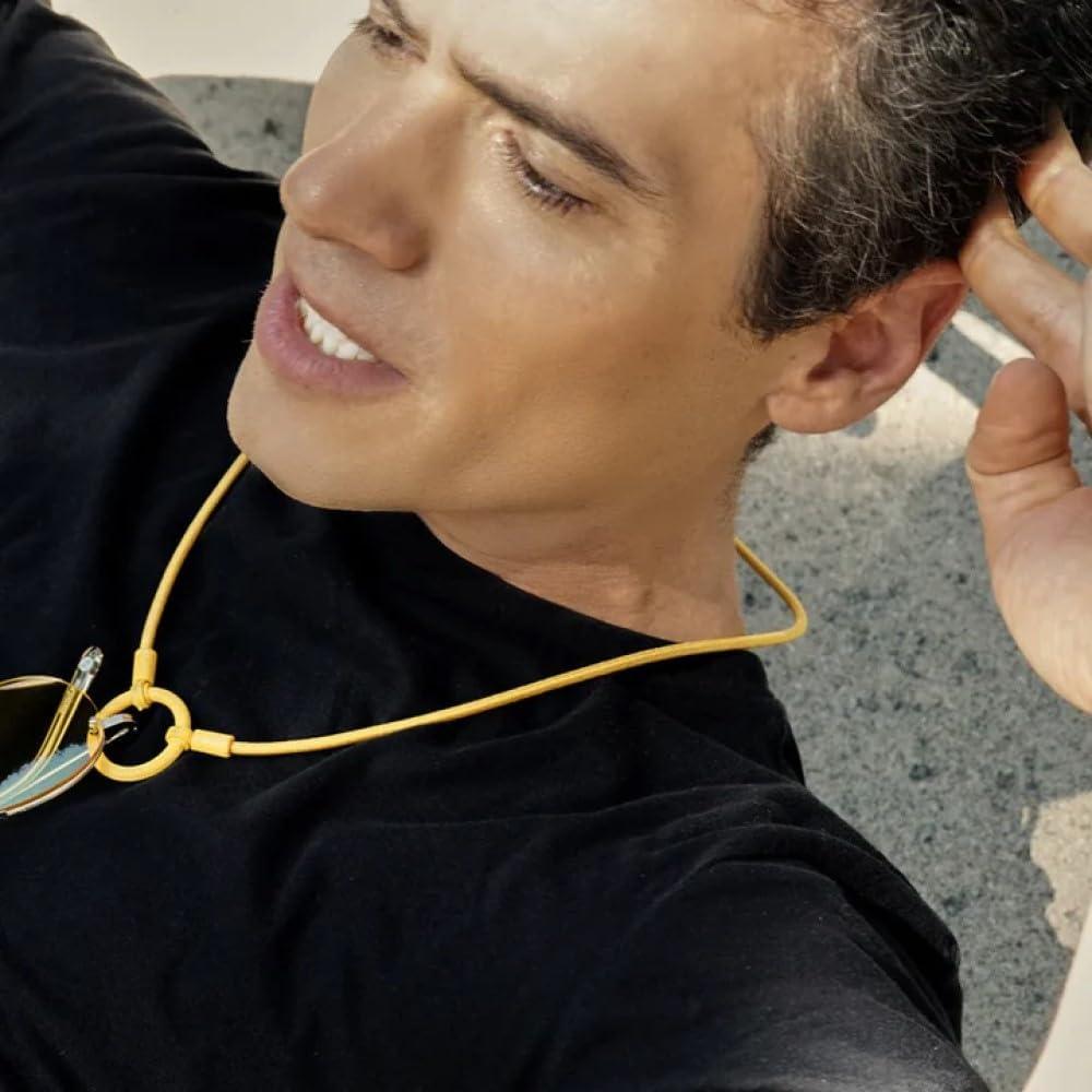 LaLoop Sportloop para Gafas | Amarillo Dorado, Duradero