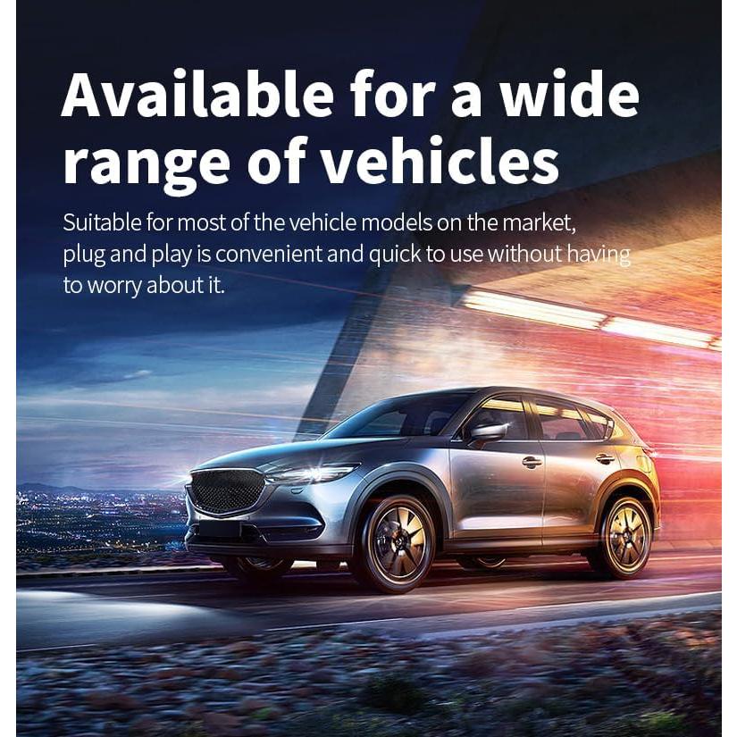 Cargador de coche dual AP200 con GPS y carga rápida